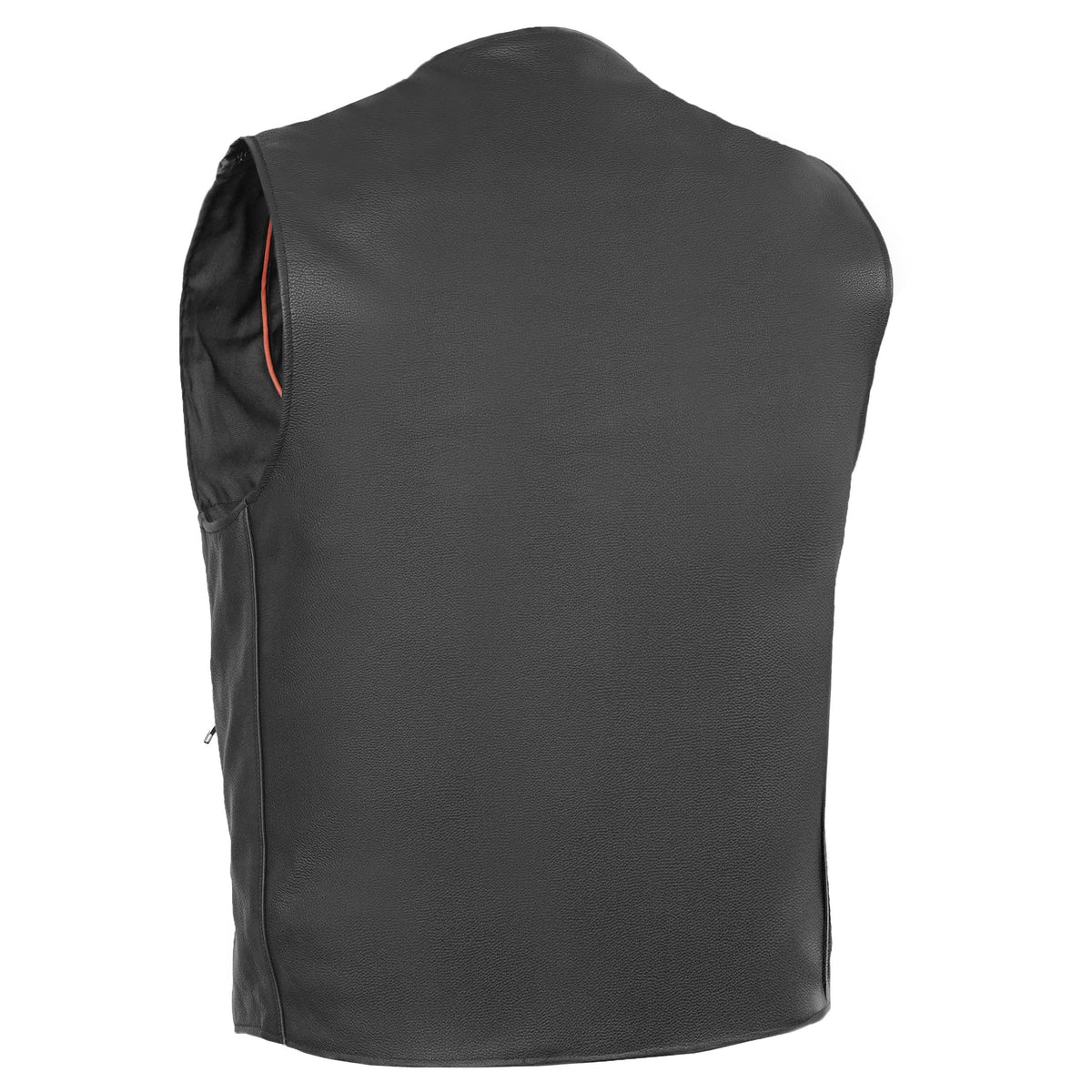 Flint™ Mens Leather Motorcycle Vest