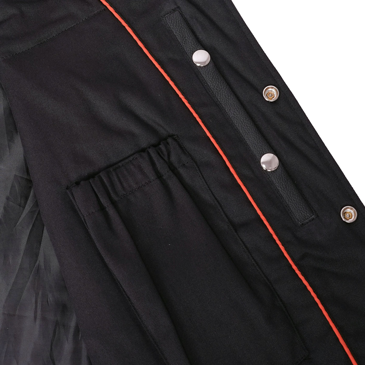 Flint™ Mens Leather Motorcycle Vest