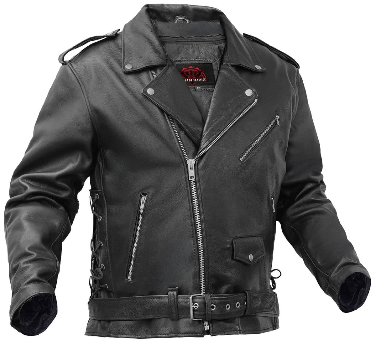 Freedom Rider™ Men's Leather Motorcycle Jacket