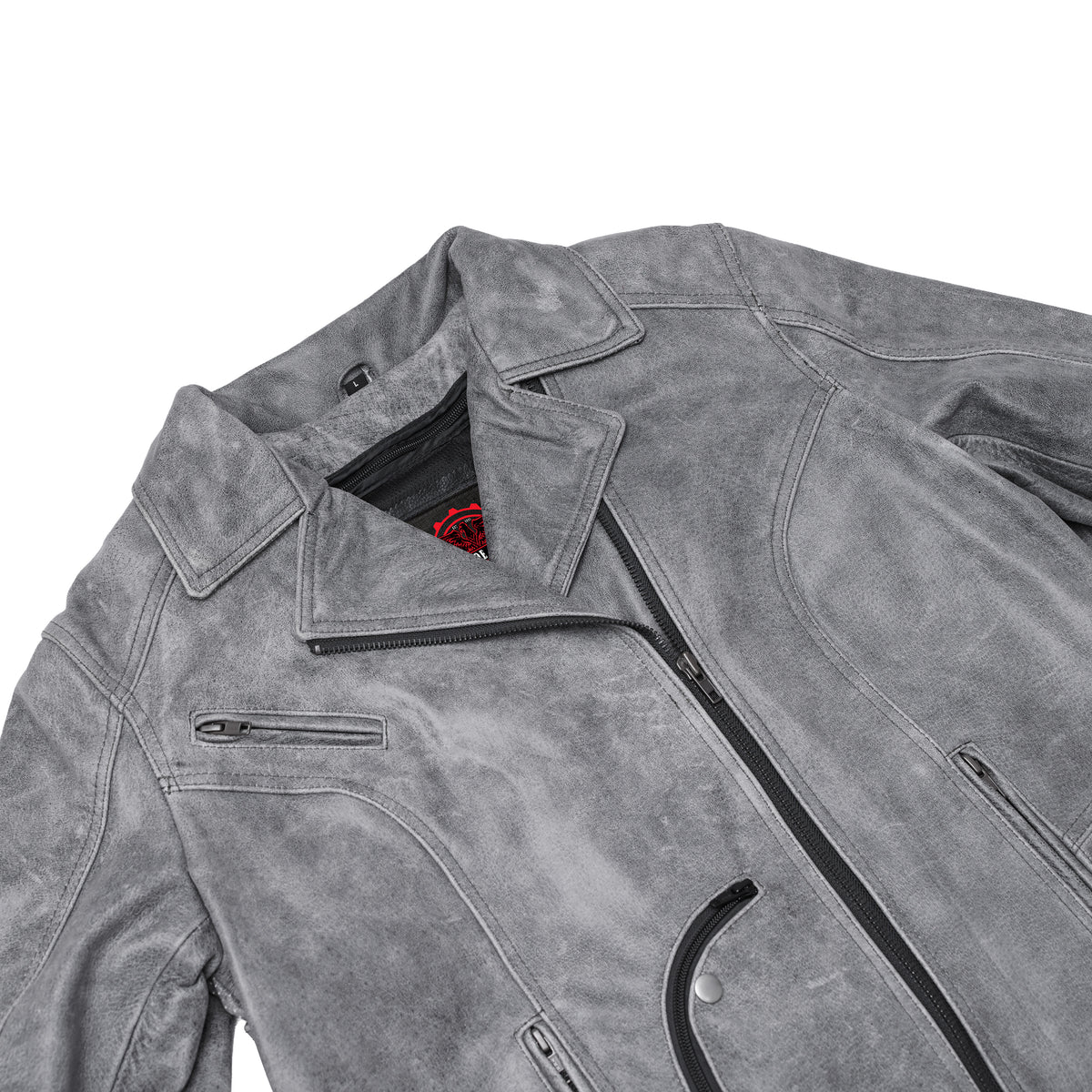 Frost Fury™ Women's Leather Motorcycle Jacket
