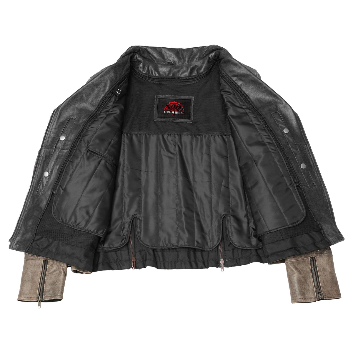 Fusion Flow™ Women's Leather Motorcycle Jacket