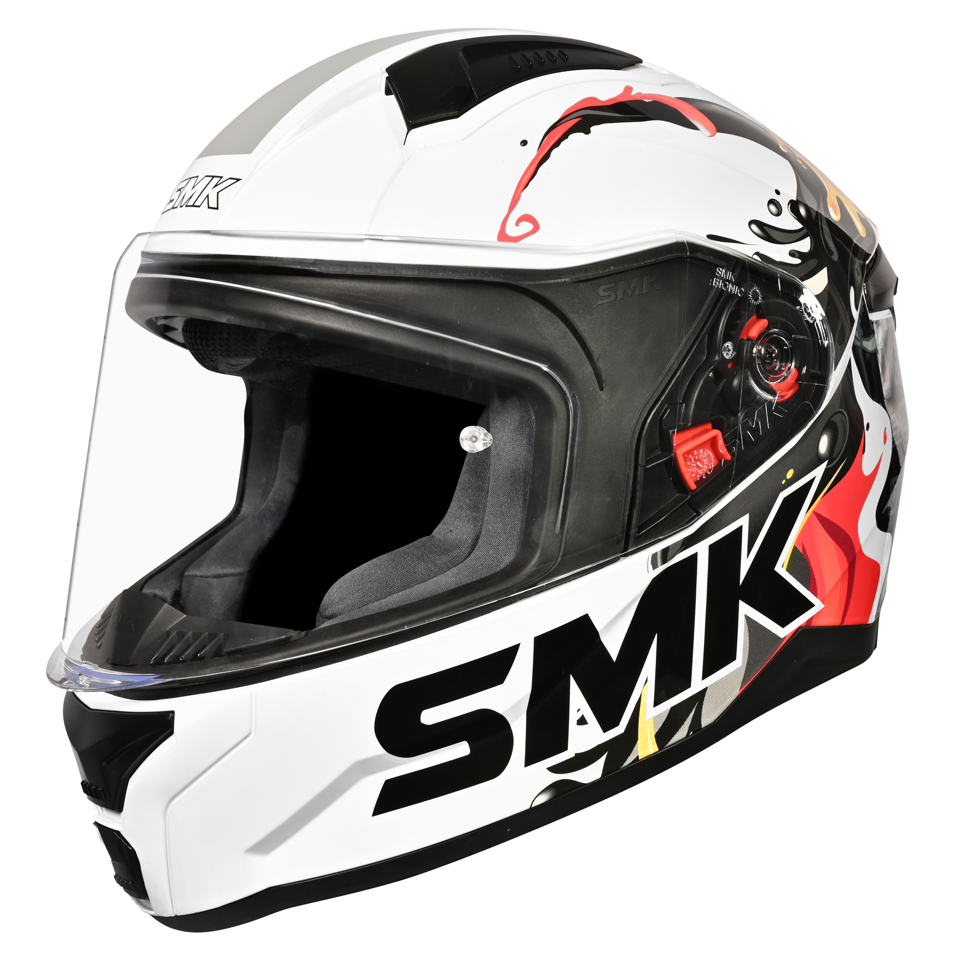 BIONIC YOUTH S01 GL124 BLACK/ORANGE SPLASH P70R