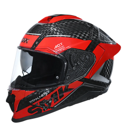 TITAN S01 CARBON GL236 SUPER RED NERO P70I