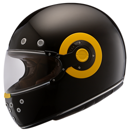 RETRO GL240 BLACK/YELLOW PLATE P70I