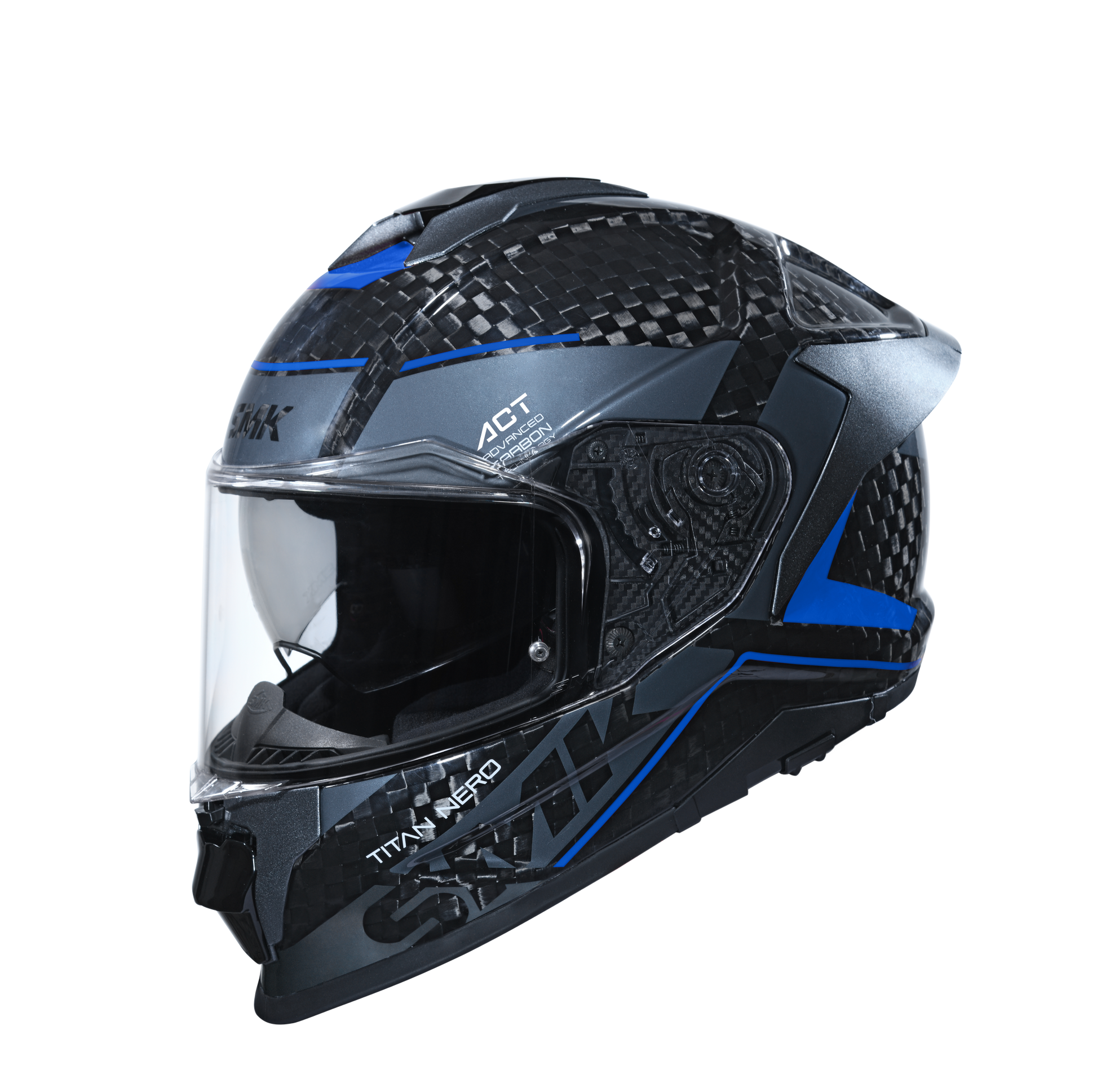 TITAN S01 CARBON GL256 BLUE NERO P70I
