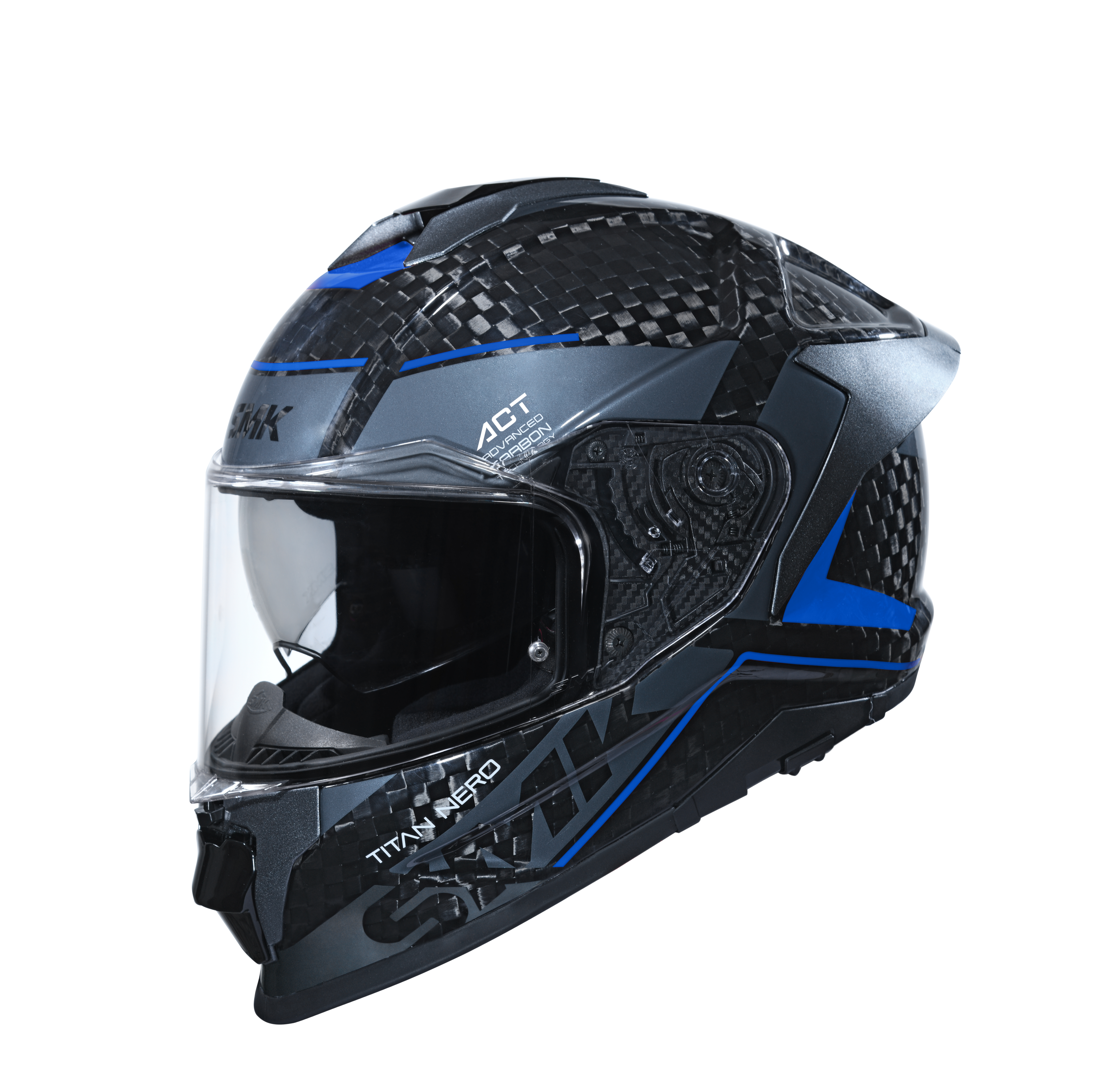 TITAN S01 CARBON GL256 BLUE NERO P70I