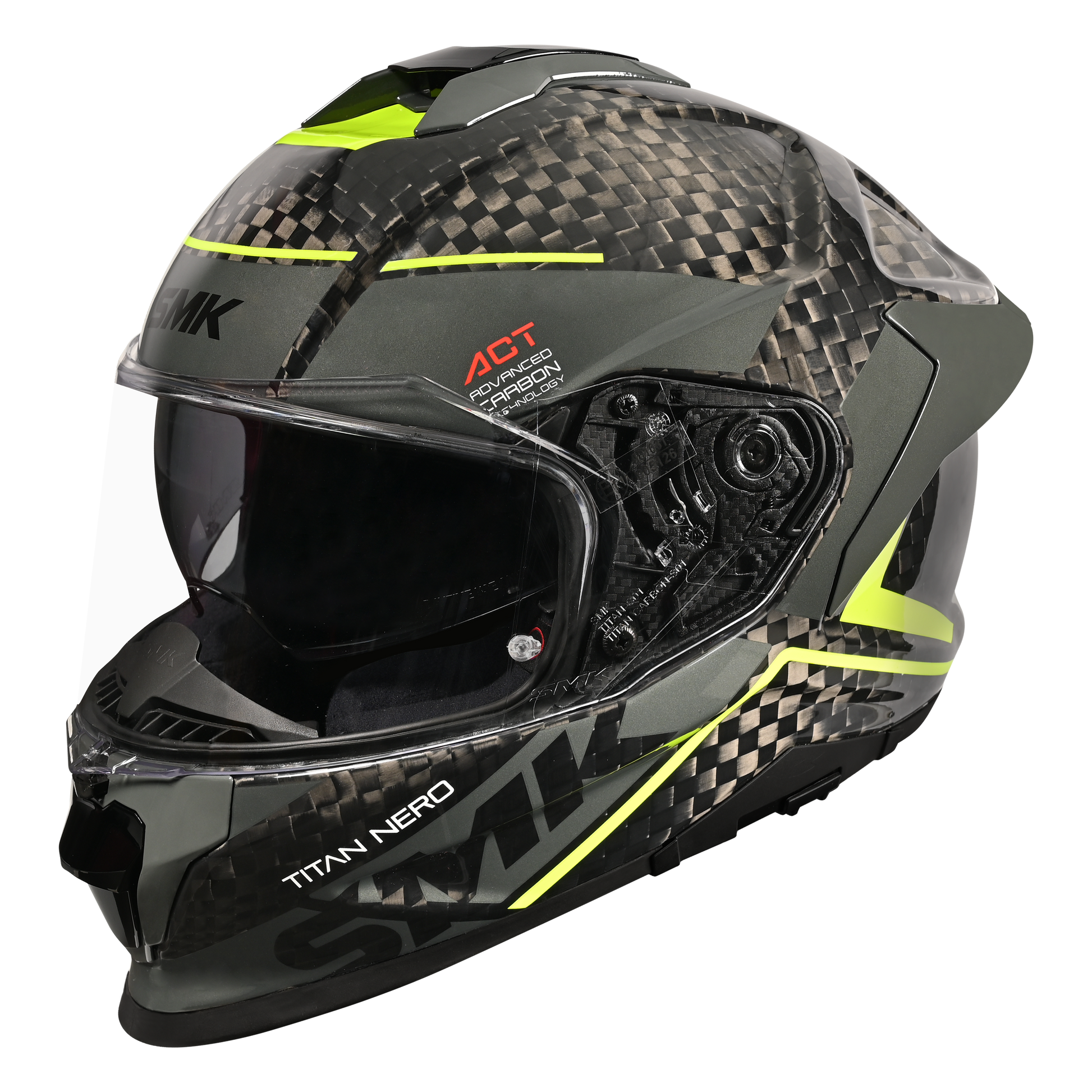 TITAN S01 CARBON GL264 HI-VIS NERO P70I