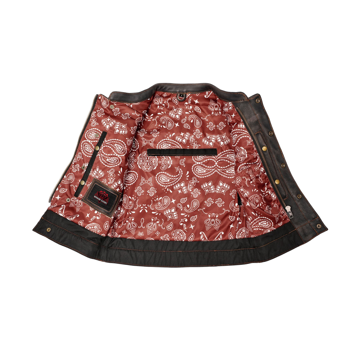 Galaxy Grifter Womens Leather Motorcycle Vest
