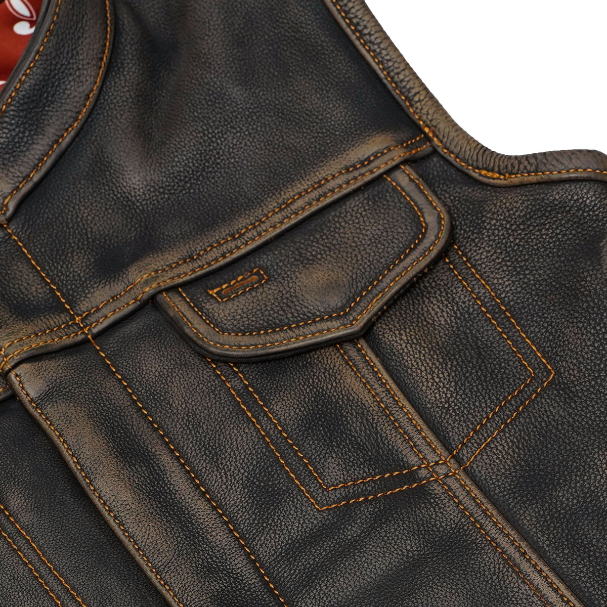 Galaxy Grifter Womens Leather Motorcycle Vest