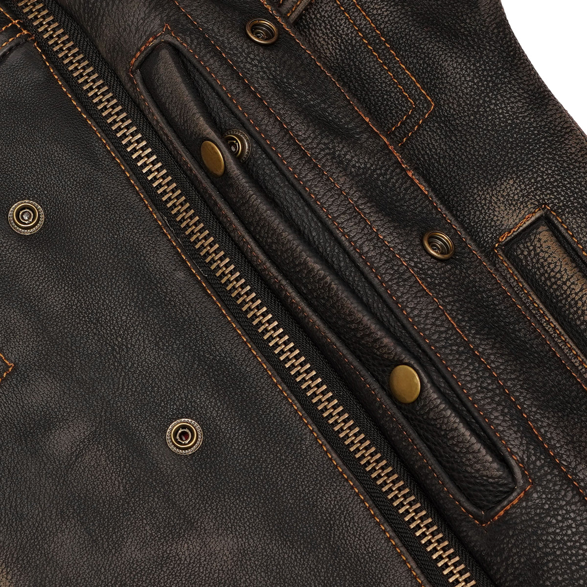 Galaxy Grifter Womens Leather Motorcycle Vest