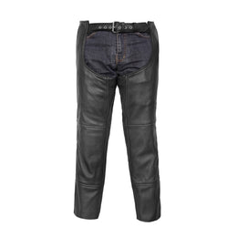 Galvon™ Unisex Leather Motorcycle Chaps