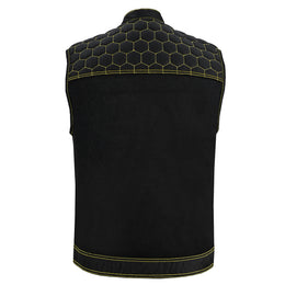 Gloom Gold™ Mens Motorcycle Mesh Vest
