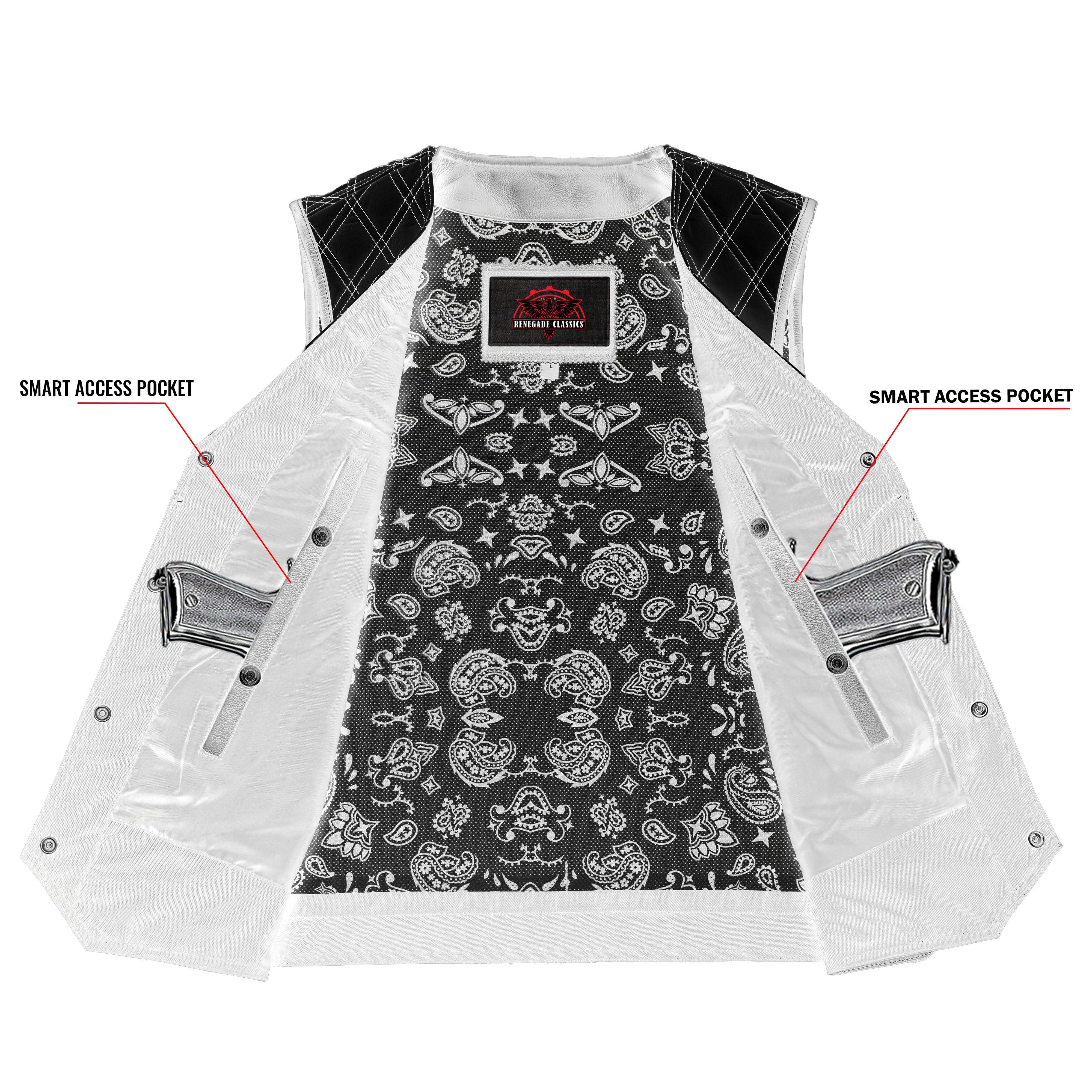Splitline Men's Leather Vest