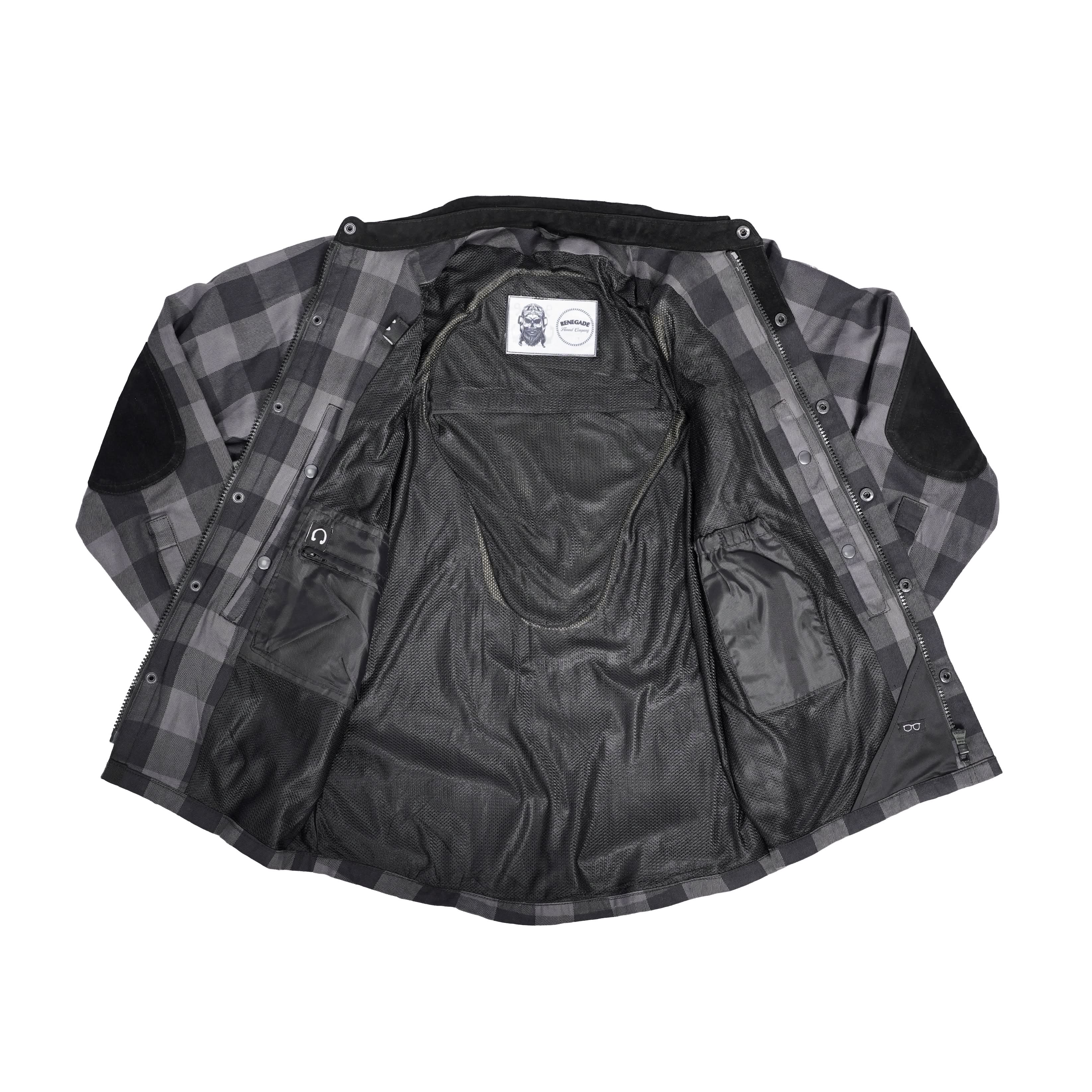 Grindstone™ Grey Men’s Flannel Shirt