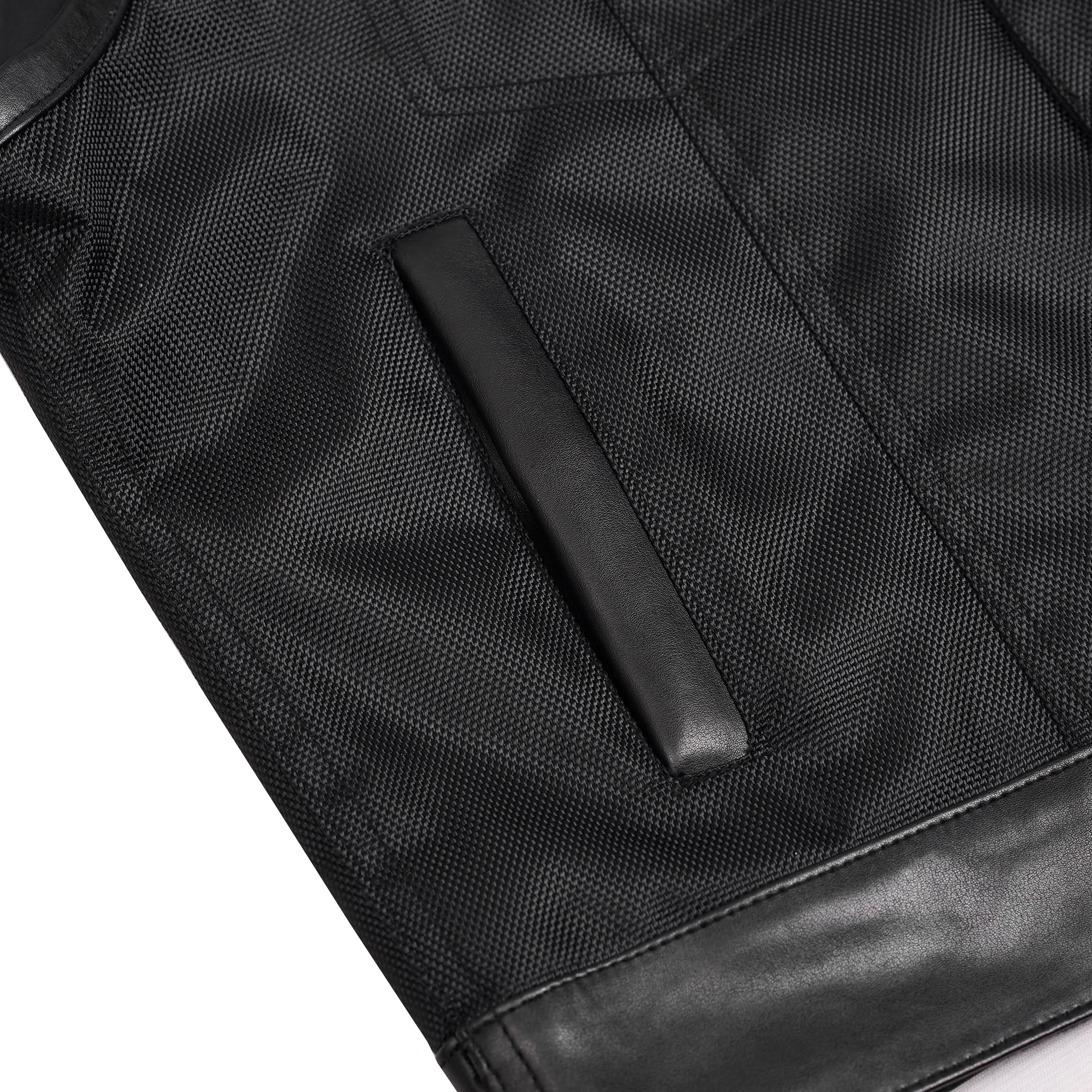 Grimedge Mens Textile Motorcycle Vest