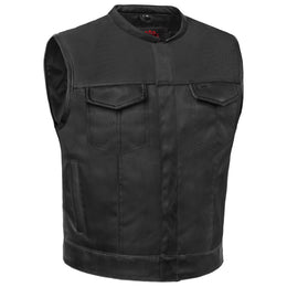 Grimedge Mens Textile Motorcycle Vest