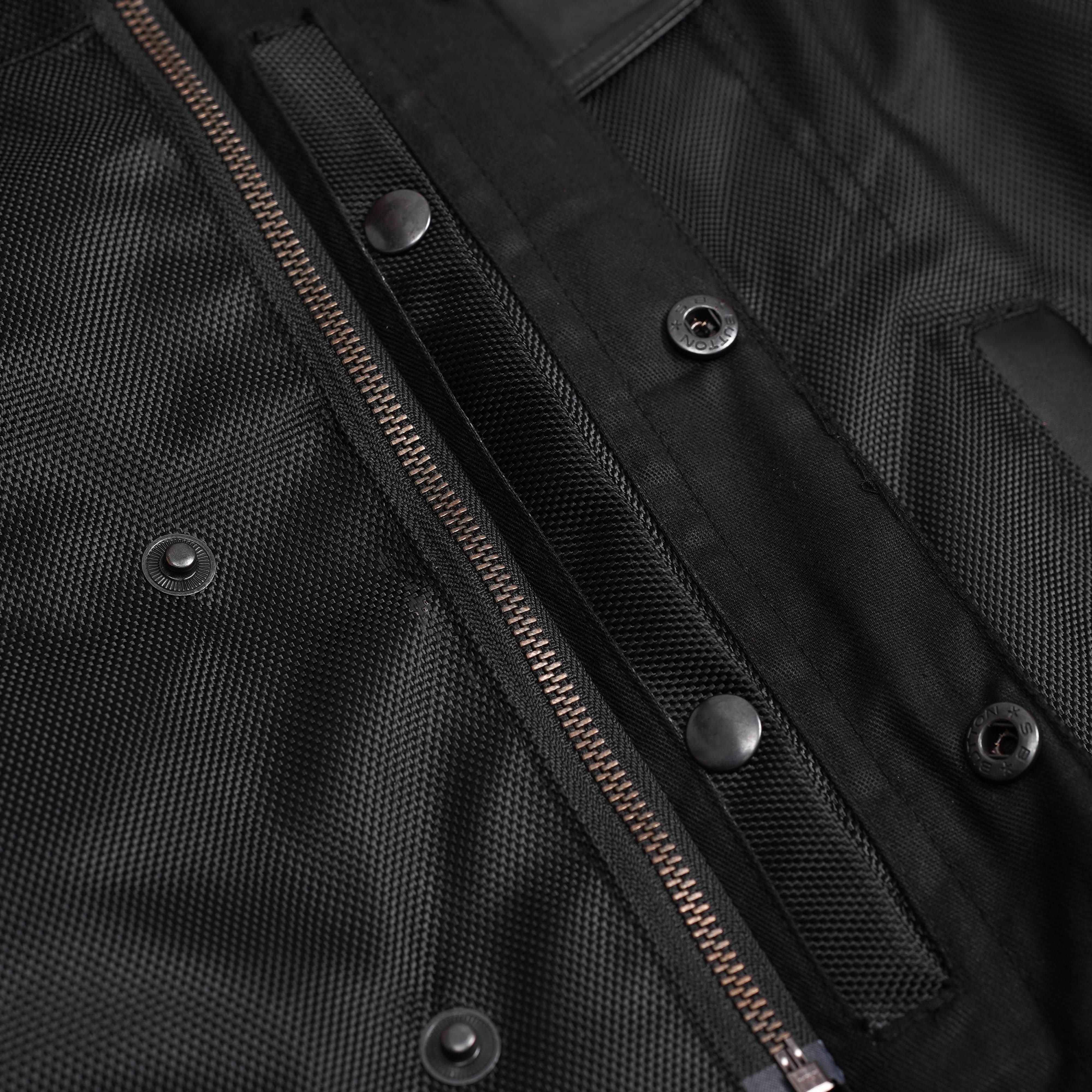 Grimedge Mens Textile Motorcycle Vest