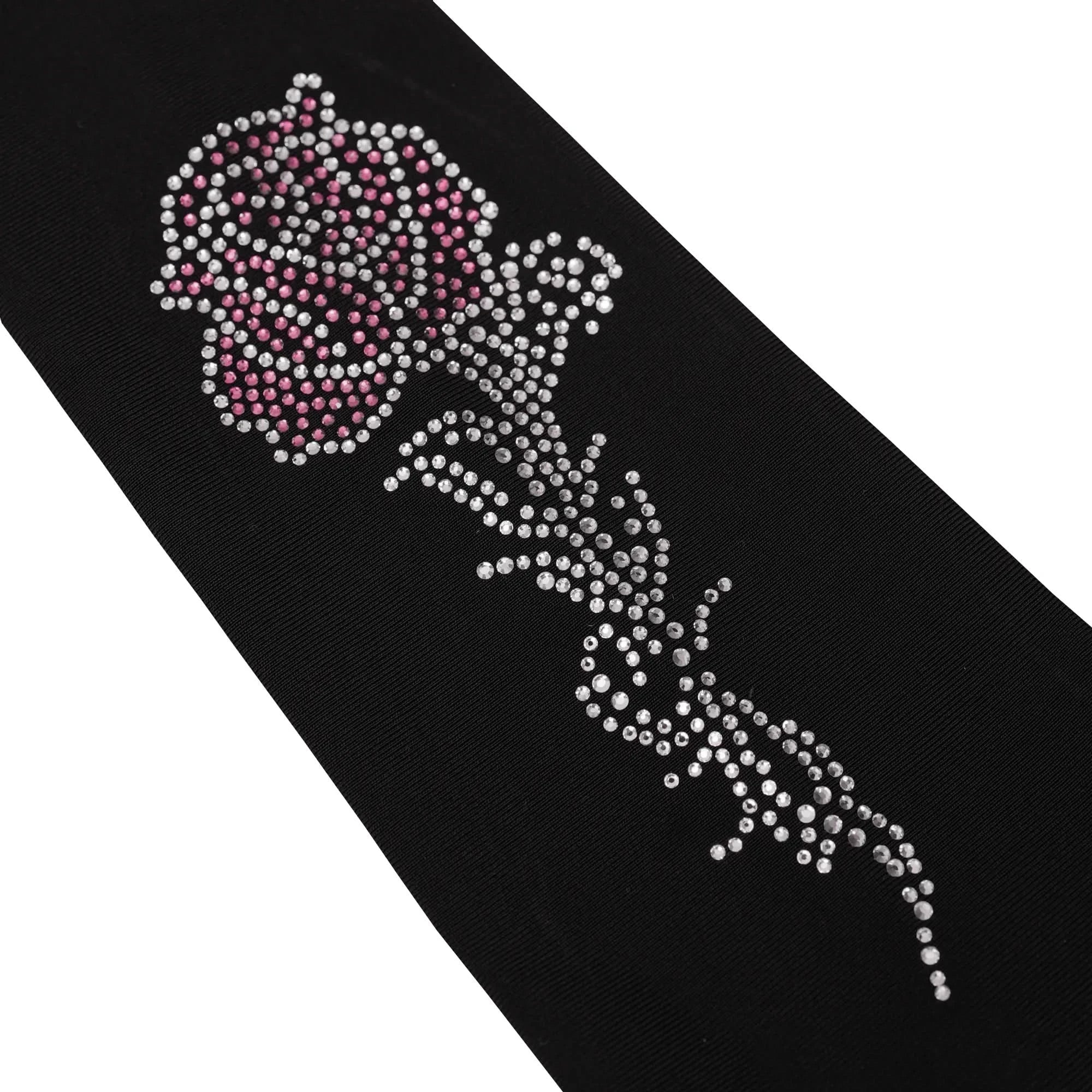 HRT-505 Sorelle Women's 10-Inch Rhinestone Rose Hair Tube