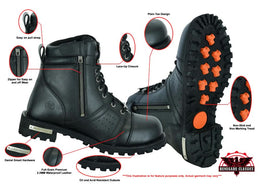 Hardtrack Men's 6" Leather Boots – Black