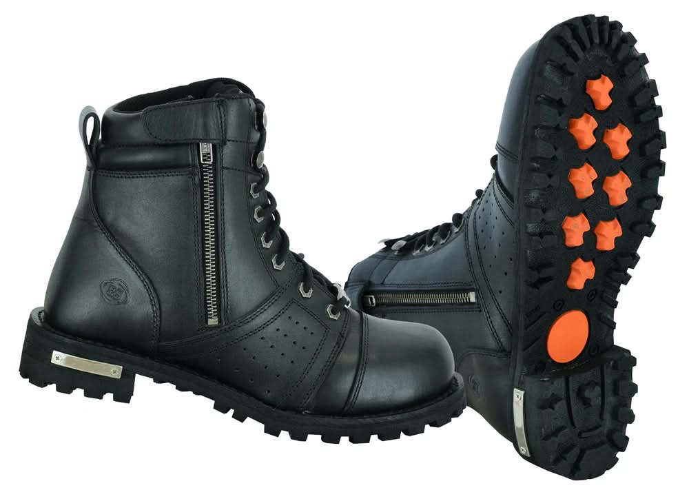 Hardtrack Men's 6" Leather Boots – Black