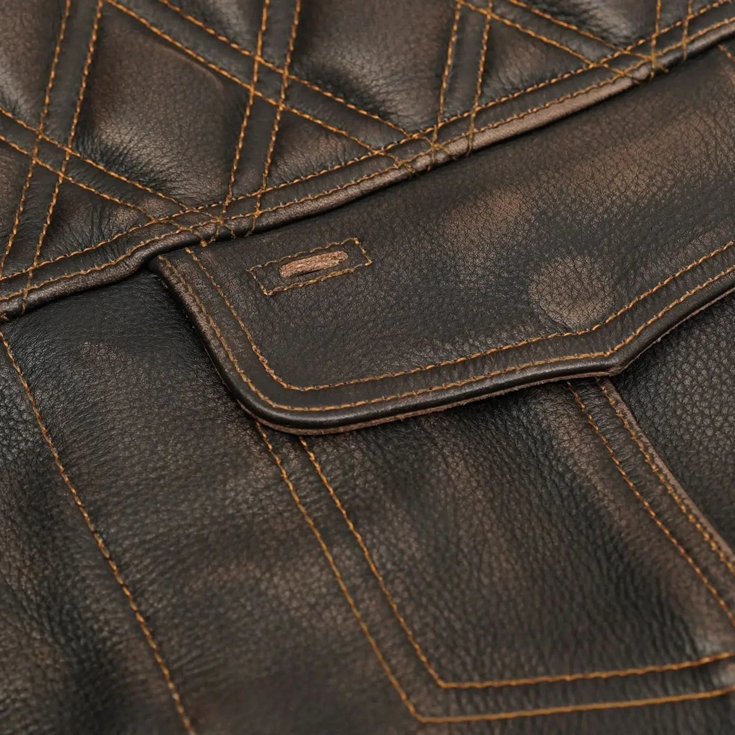 Liberty Knight™ - Lowcut Blaze Lowside Men's Leather Vest