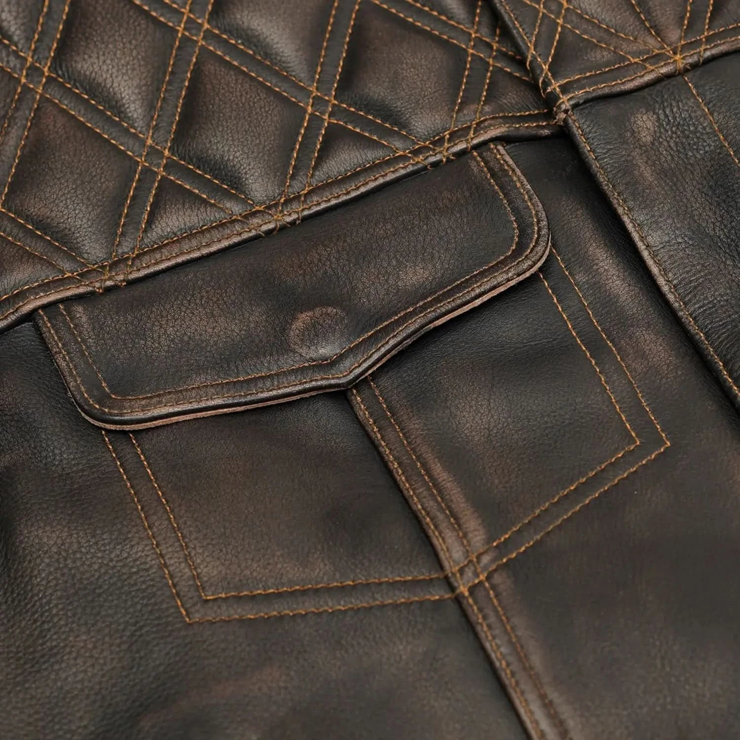 Liberty Knight™ - Lowcut Blaze Lowside Men's Leather Vest