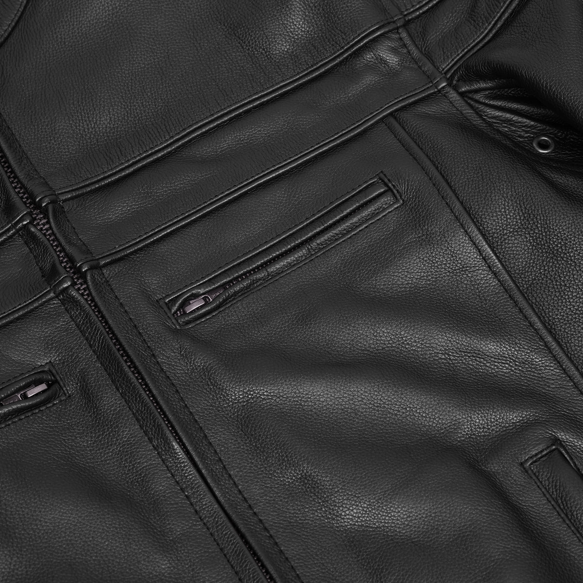 Havoc™ Men's Leather Motorcycle Jacket