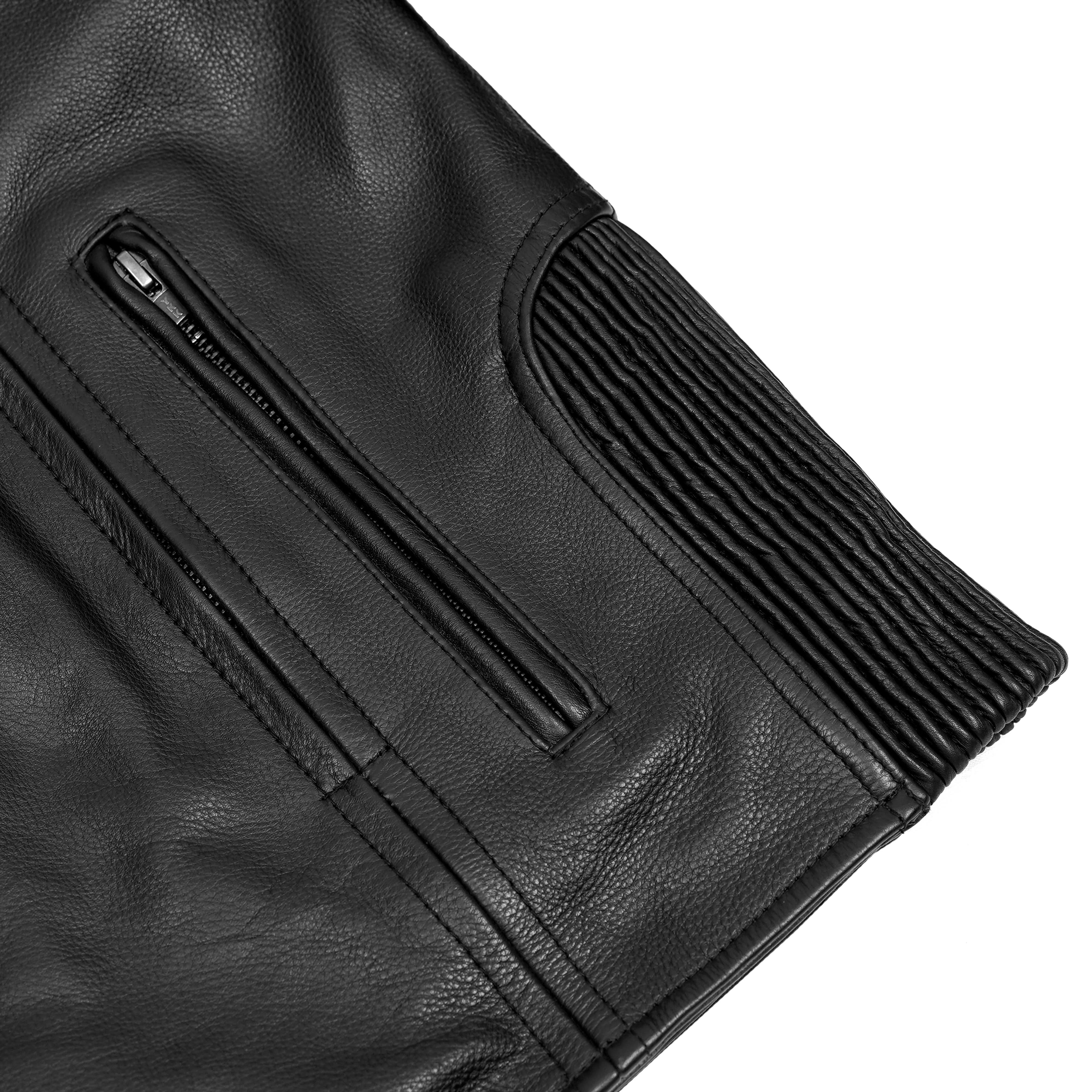HellBorn - Men’s Leather Motorcycle Jacket
