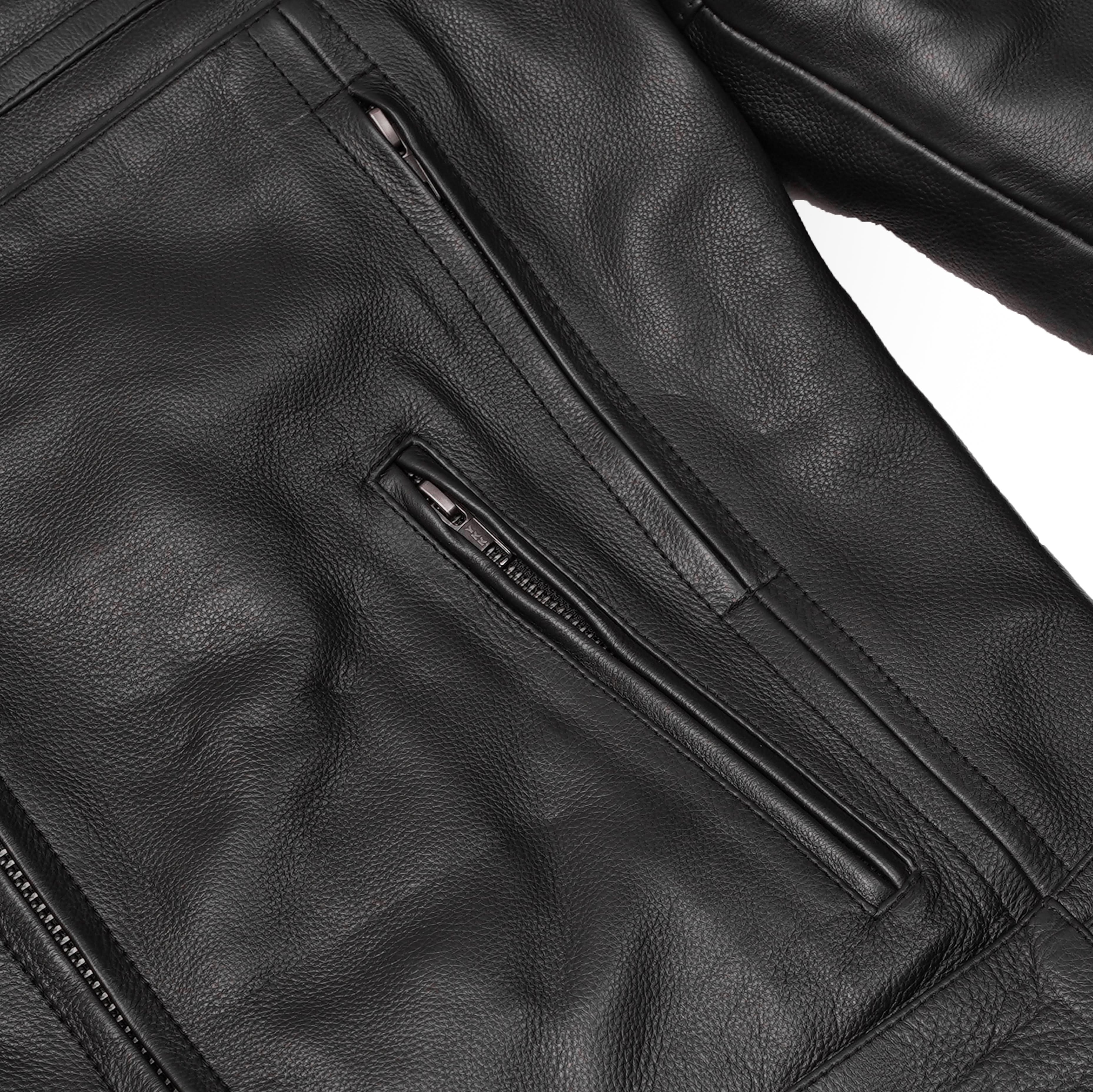 Tarmac™ Mens Leather Motorcycle Jacket