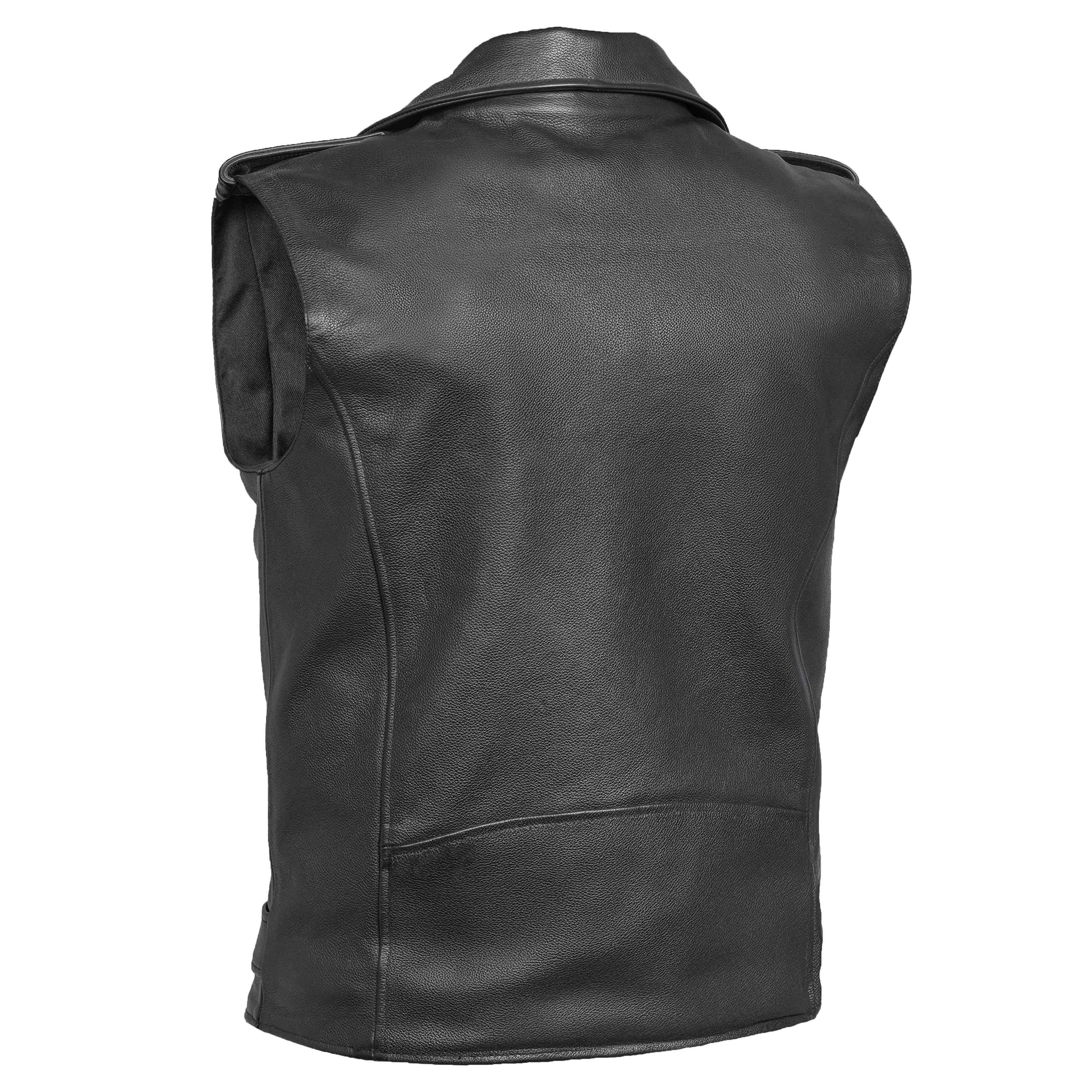 Cruze™ Mens Leather Motorcycle Vest