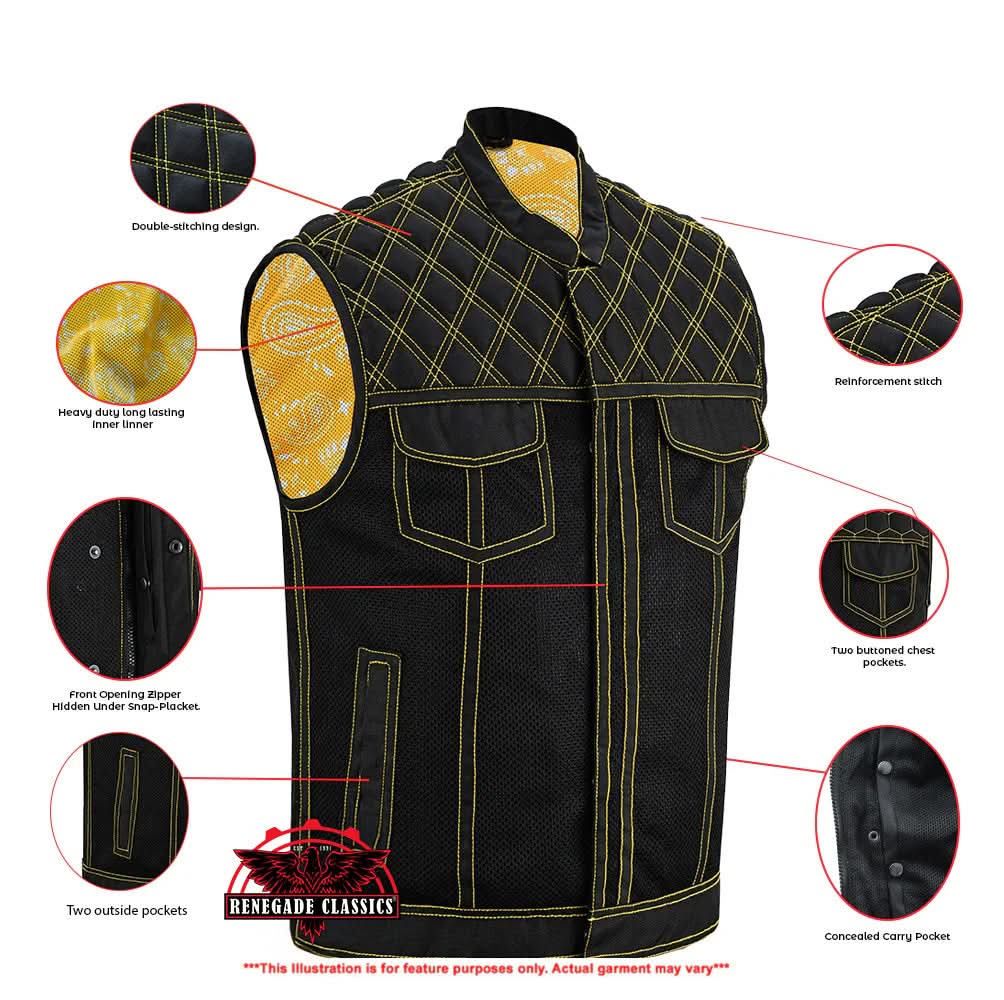 Hornet Mens Motorcycle Mesh Vest