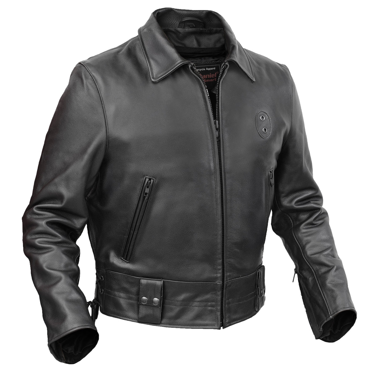 Iron Warrior™ Men’s Leather Motorcycle Jacket