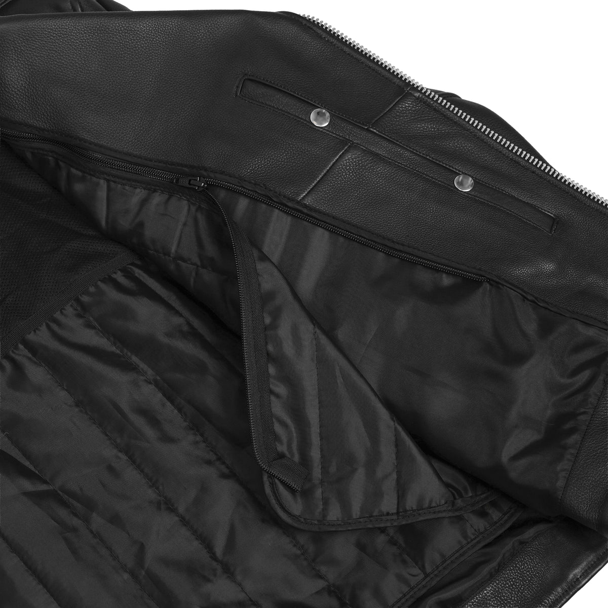 Jansen™ Men's Leather Motorcycle Jacket