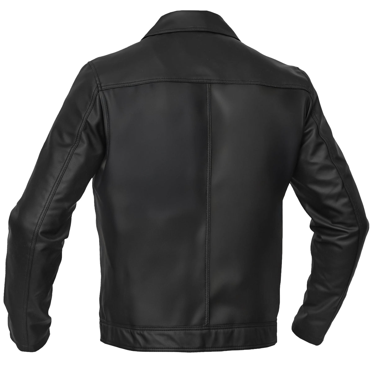 Jet Pace Men’s Faux Leather Motorcycle Jacket