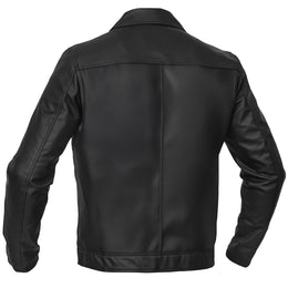Jet Pace Men’s Faux Leather Motorcycle Jacket