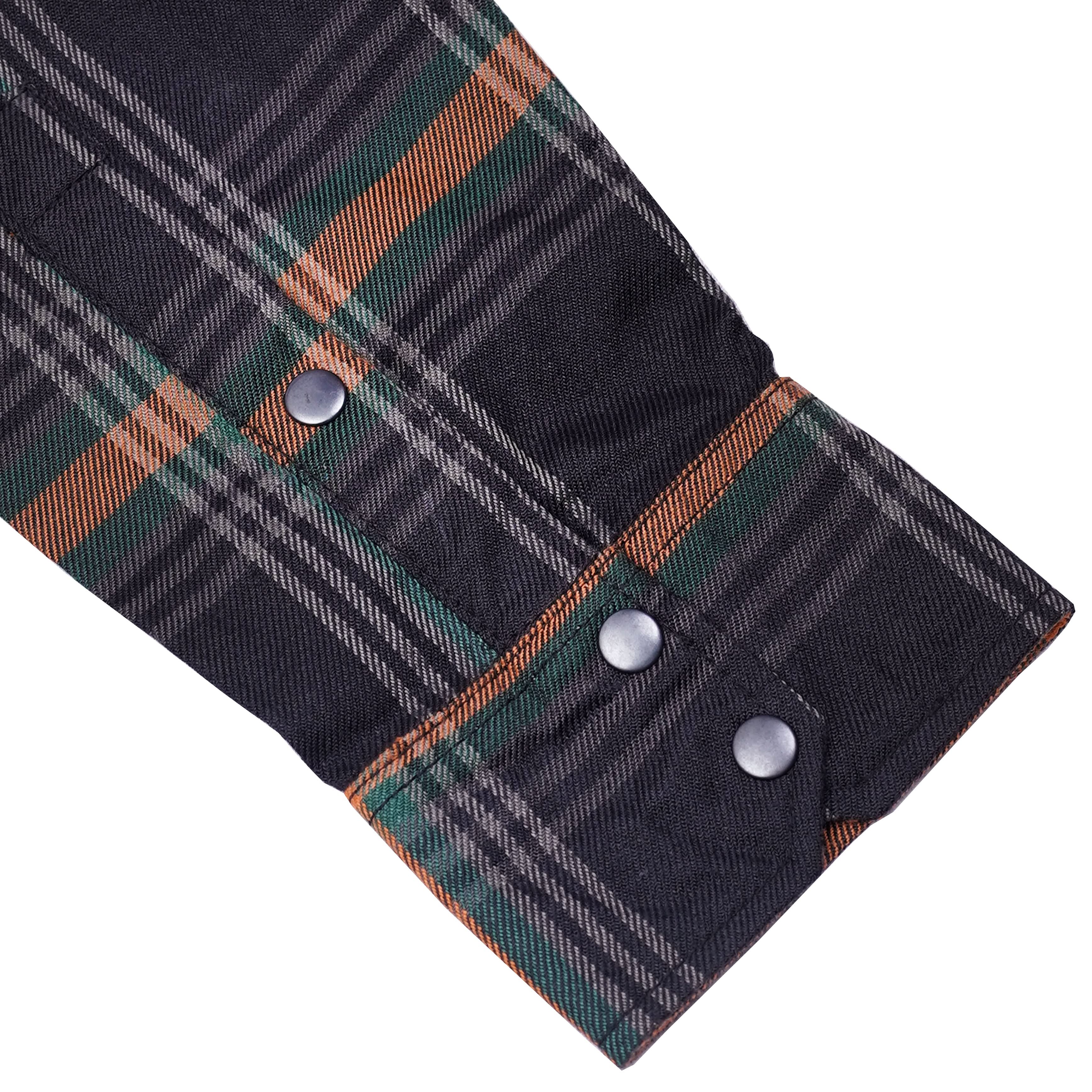 Sprucer™ Men’s Blue and Green Flannel Shirt