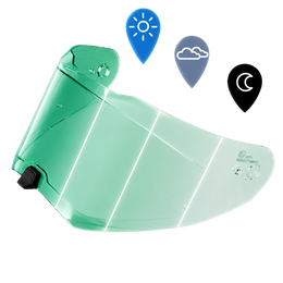 Legacy Shield Outer- Photochromic Green