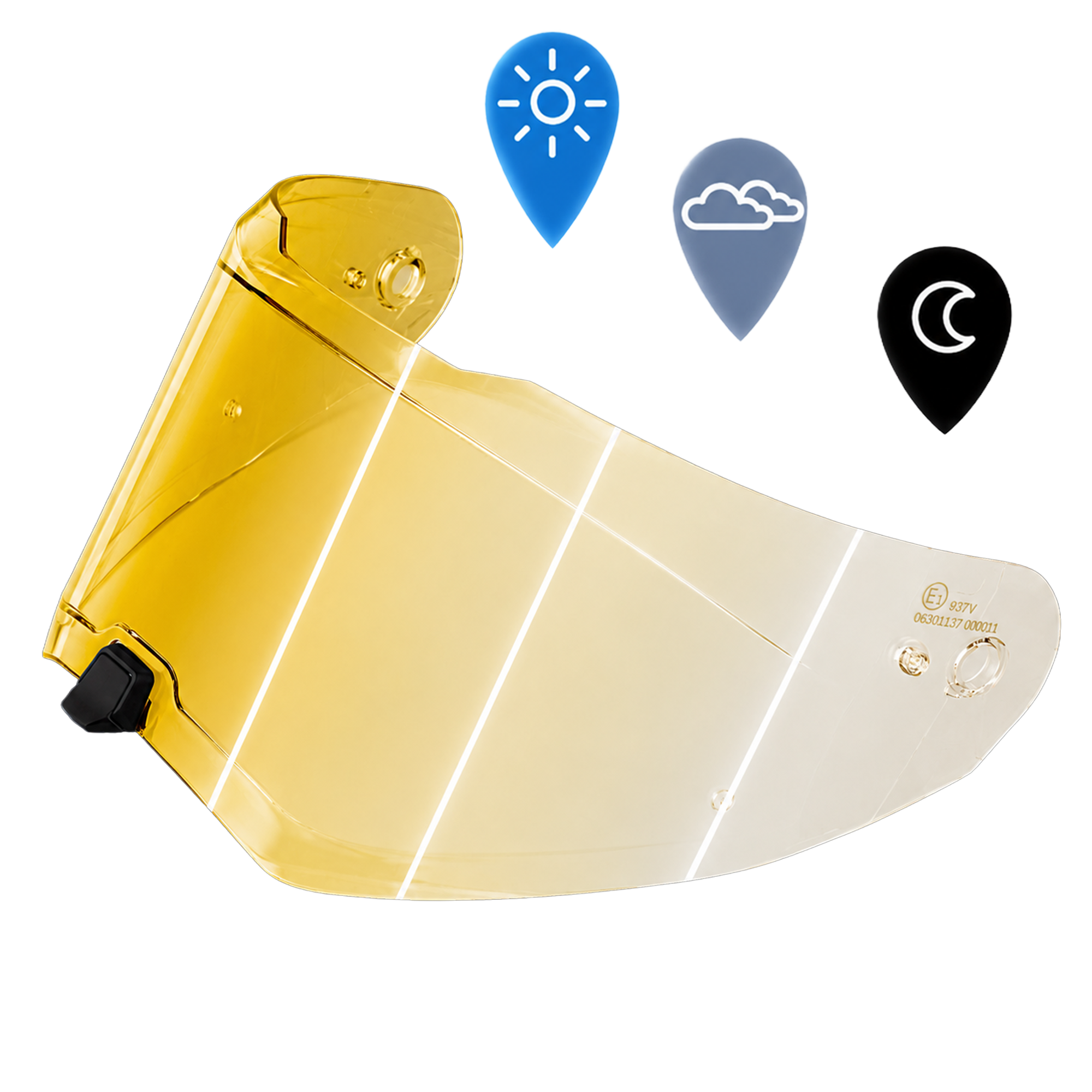 Legacy Shield Outer- Photochromic Gold