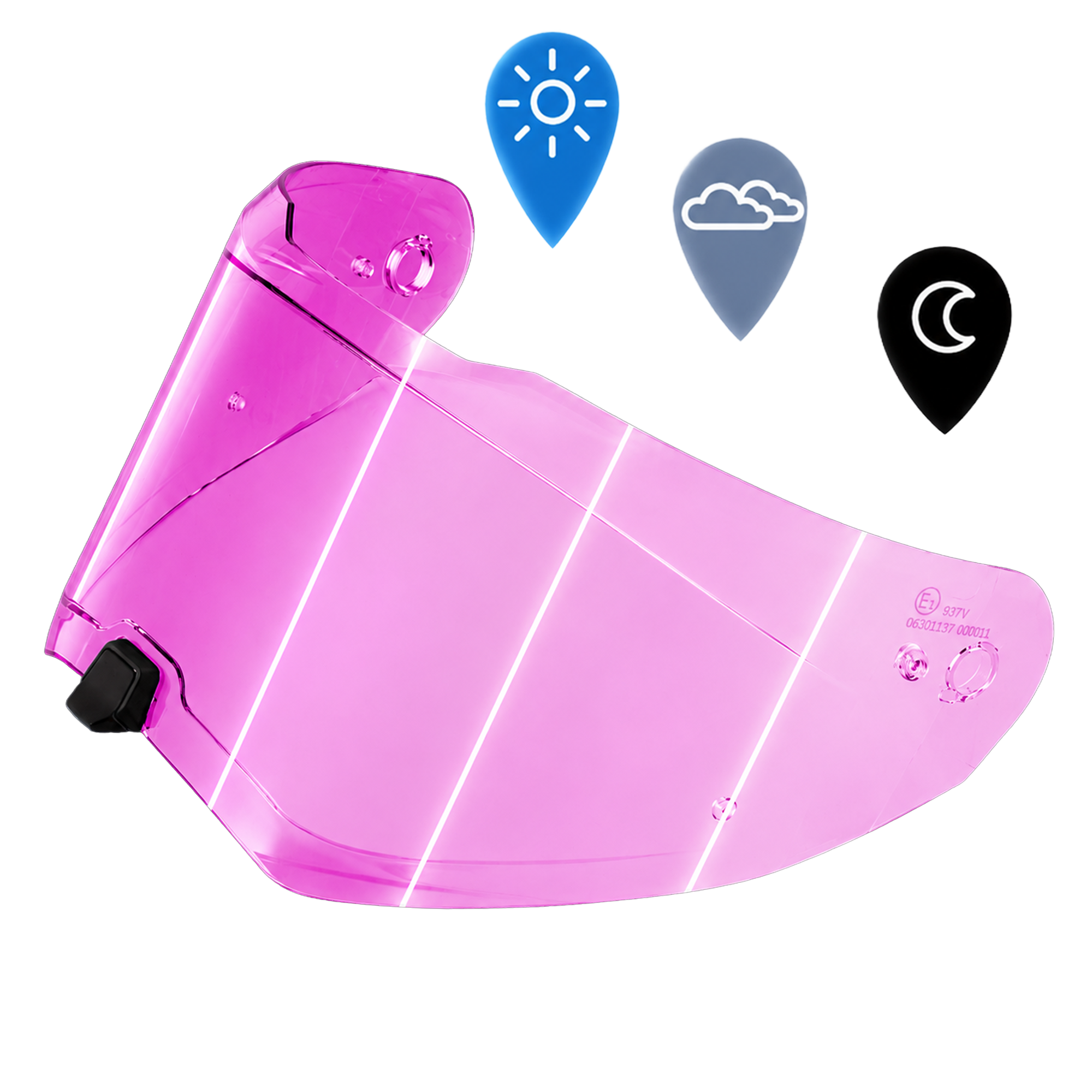 Legacy Shield Outer- Photochromic Pink