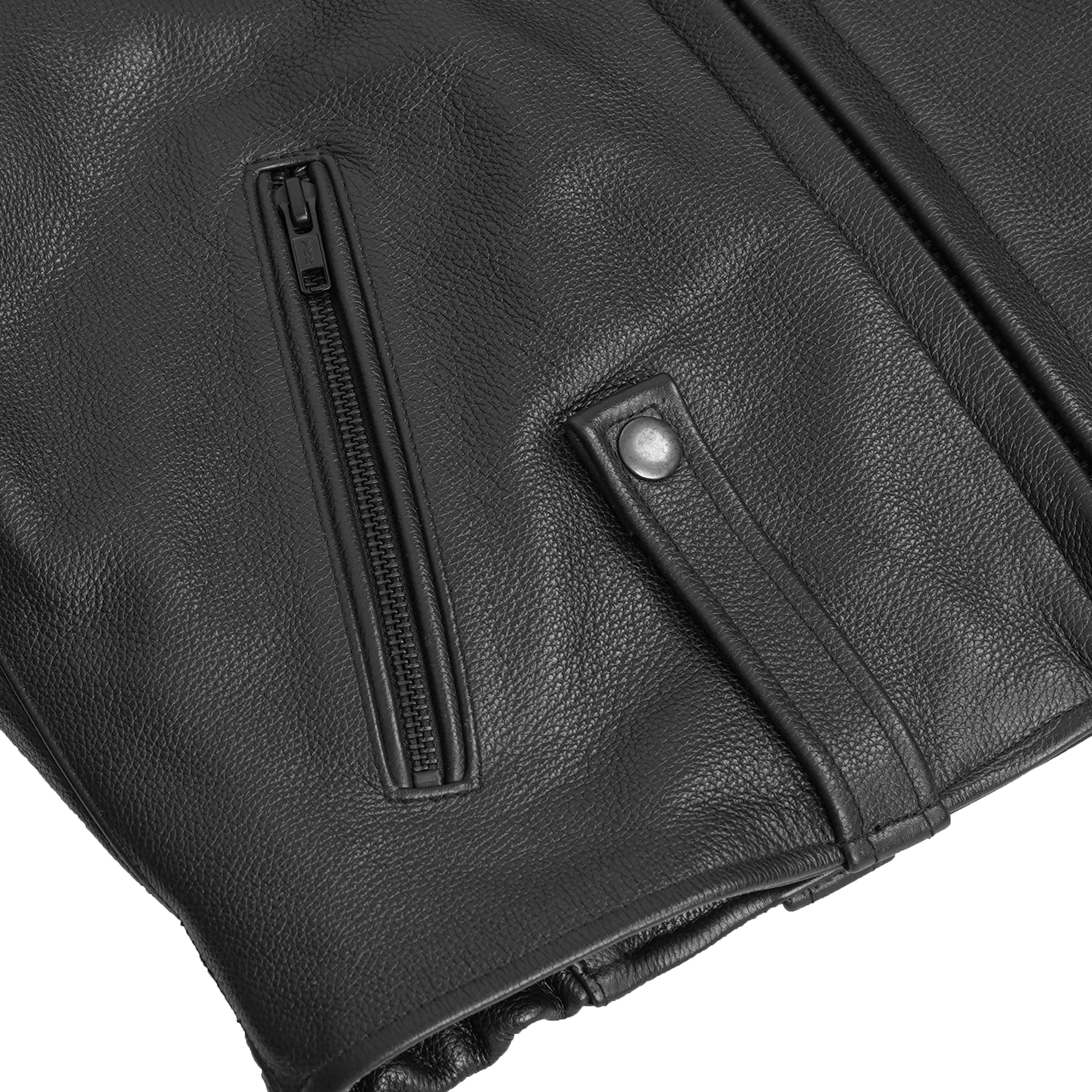Rogue Rider™ Men’s Leather Motorcycle Jacket
