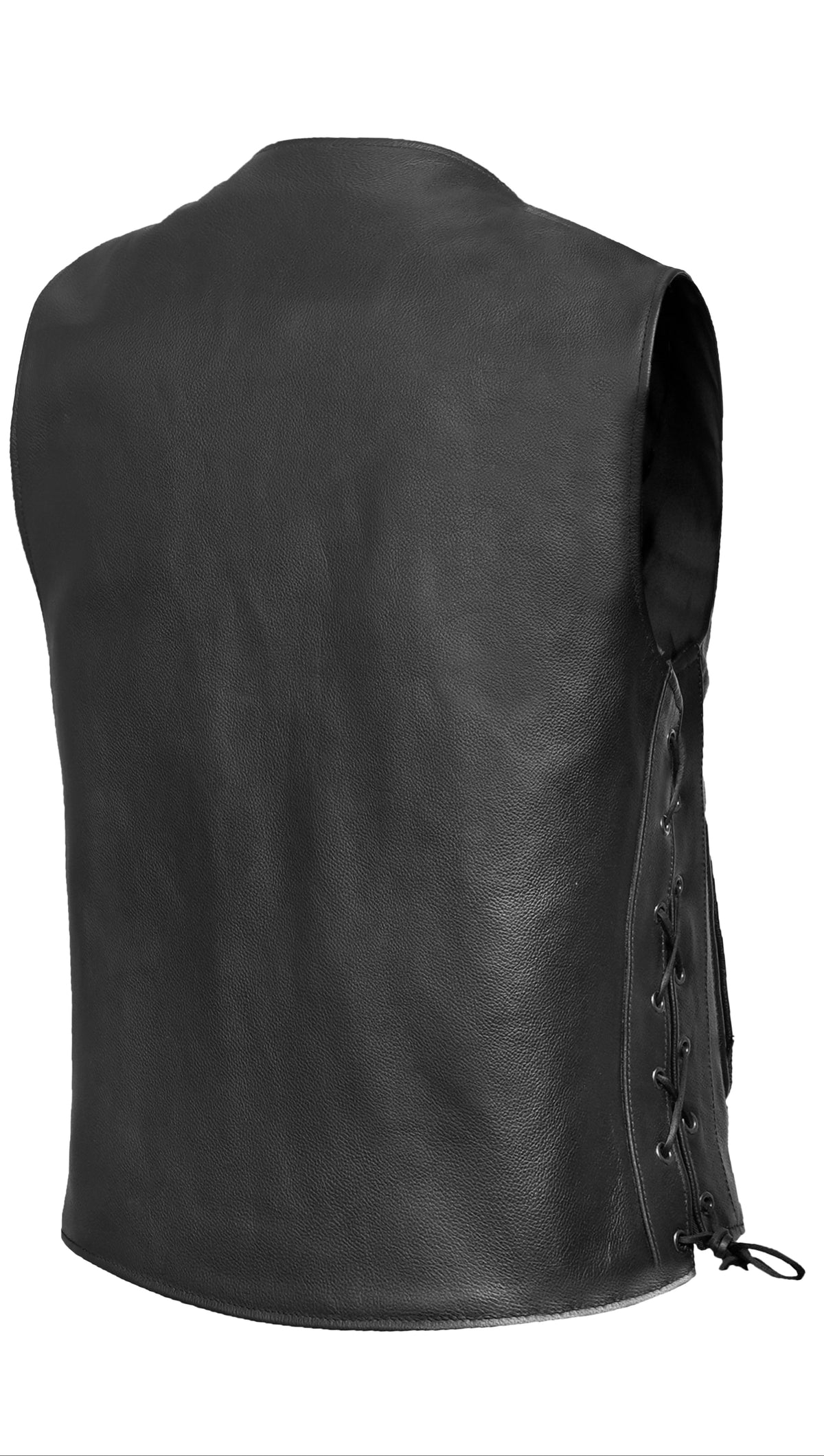 Line Ranger™ Mens Leather Motorcycle Vest