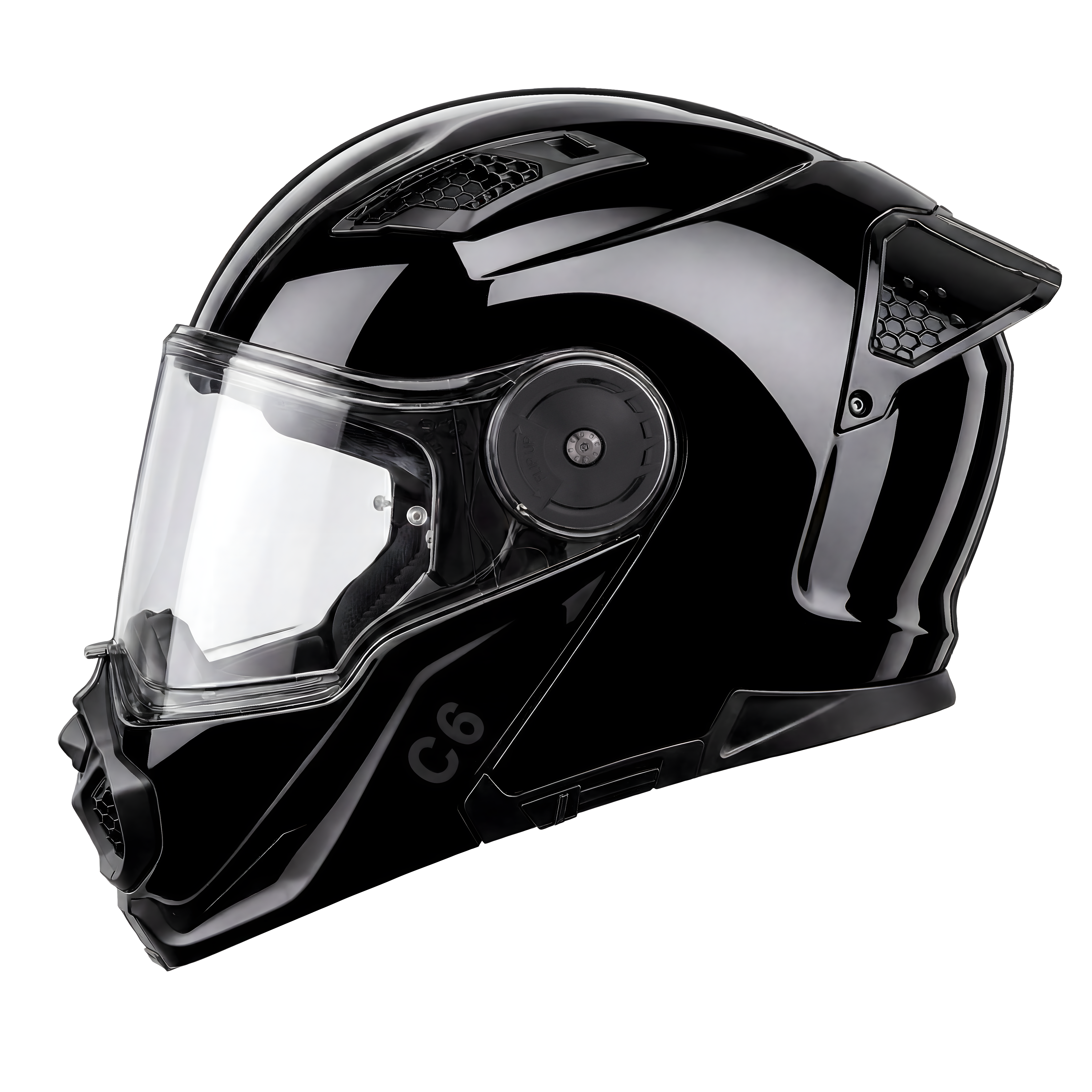 D.O.T. & ECE Daytona C6- Hi-Gloss Black