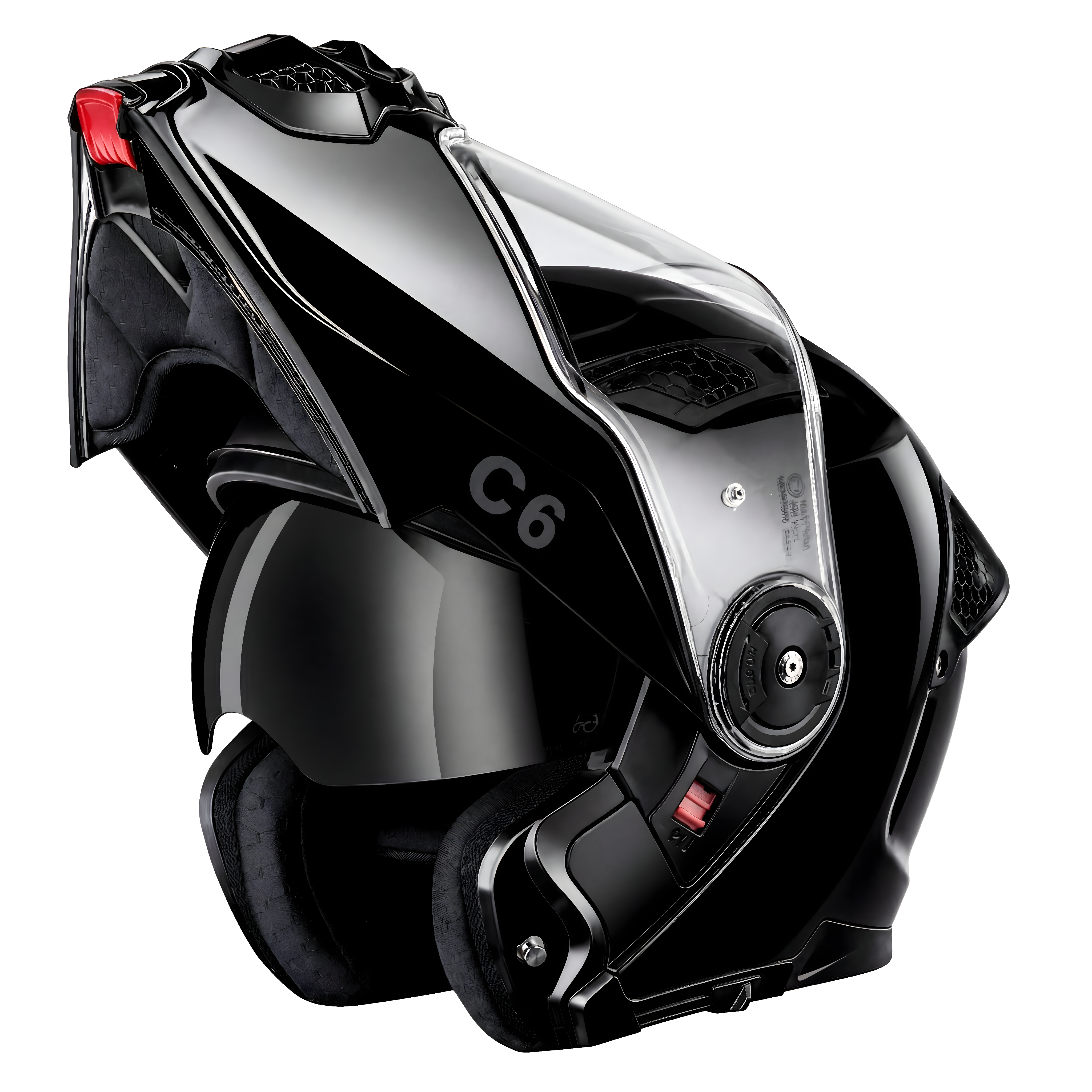 D.O.T. & ECE Daytona C6- Hi-Gloss Black