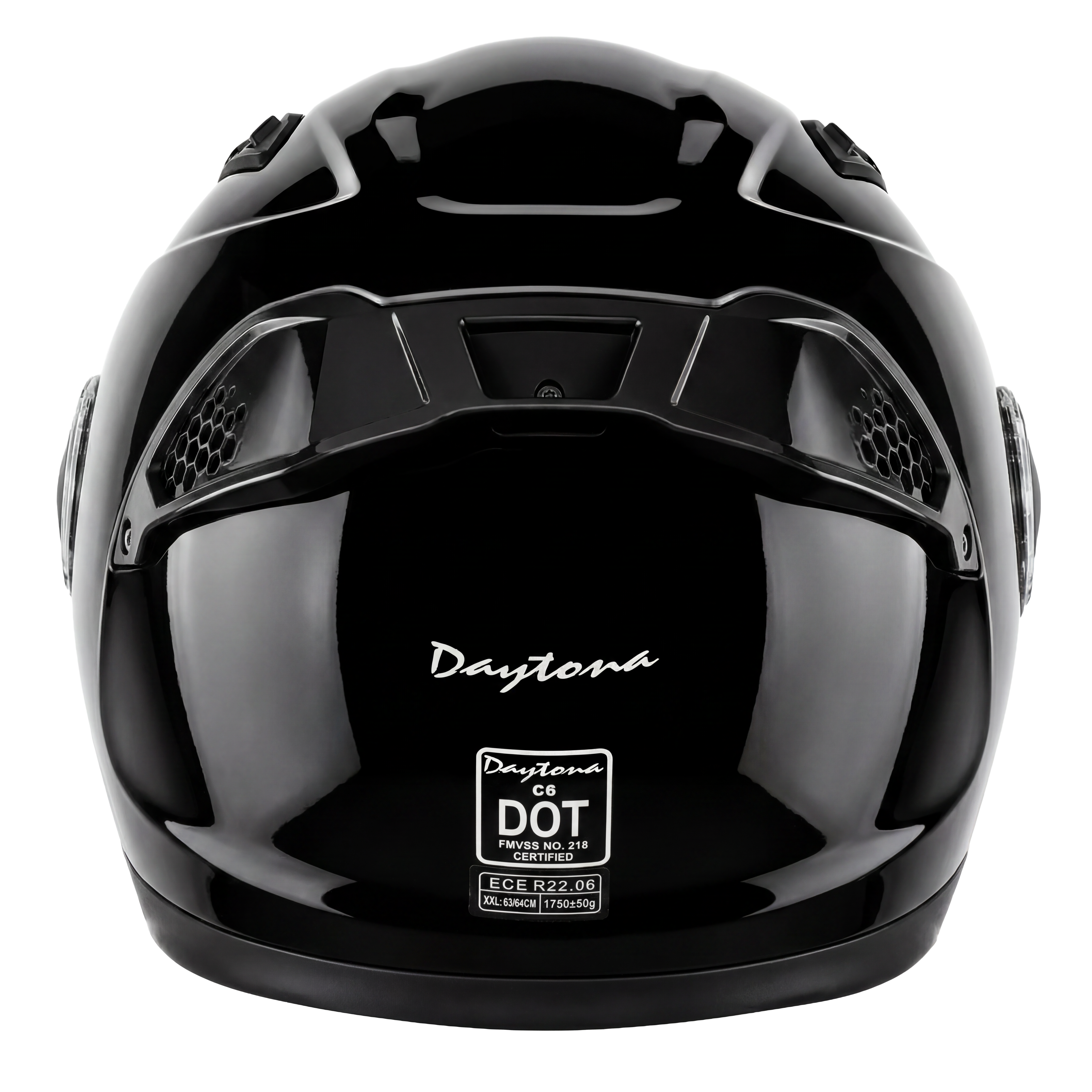 D.O.T. & ECE Daytona C6- Hi-Gloss Black