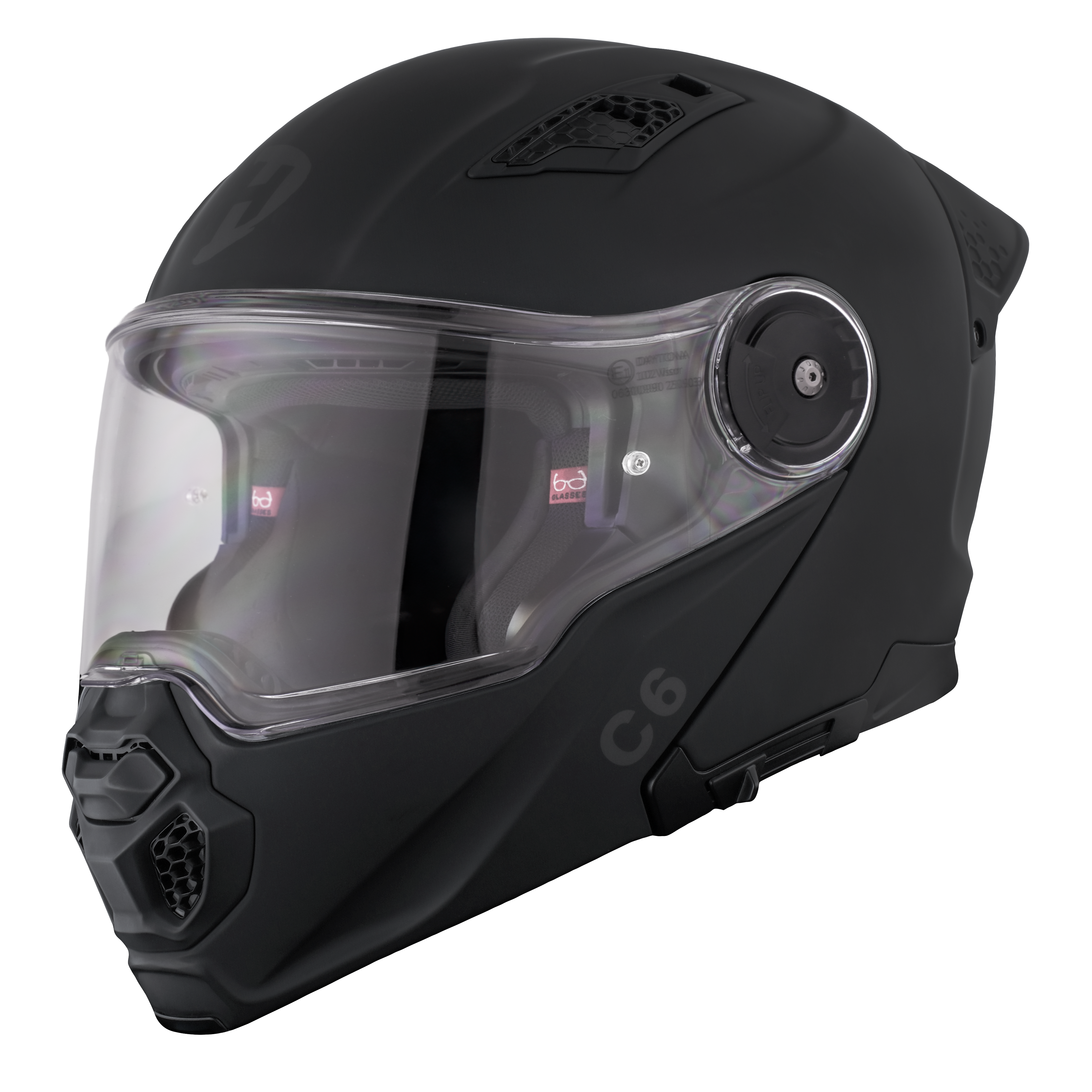 D.O.T. & ECE Daytona C6- Dull Black