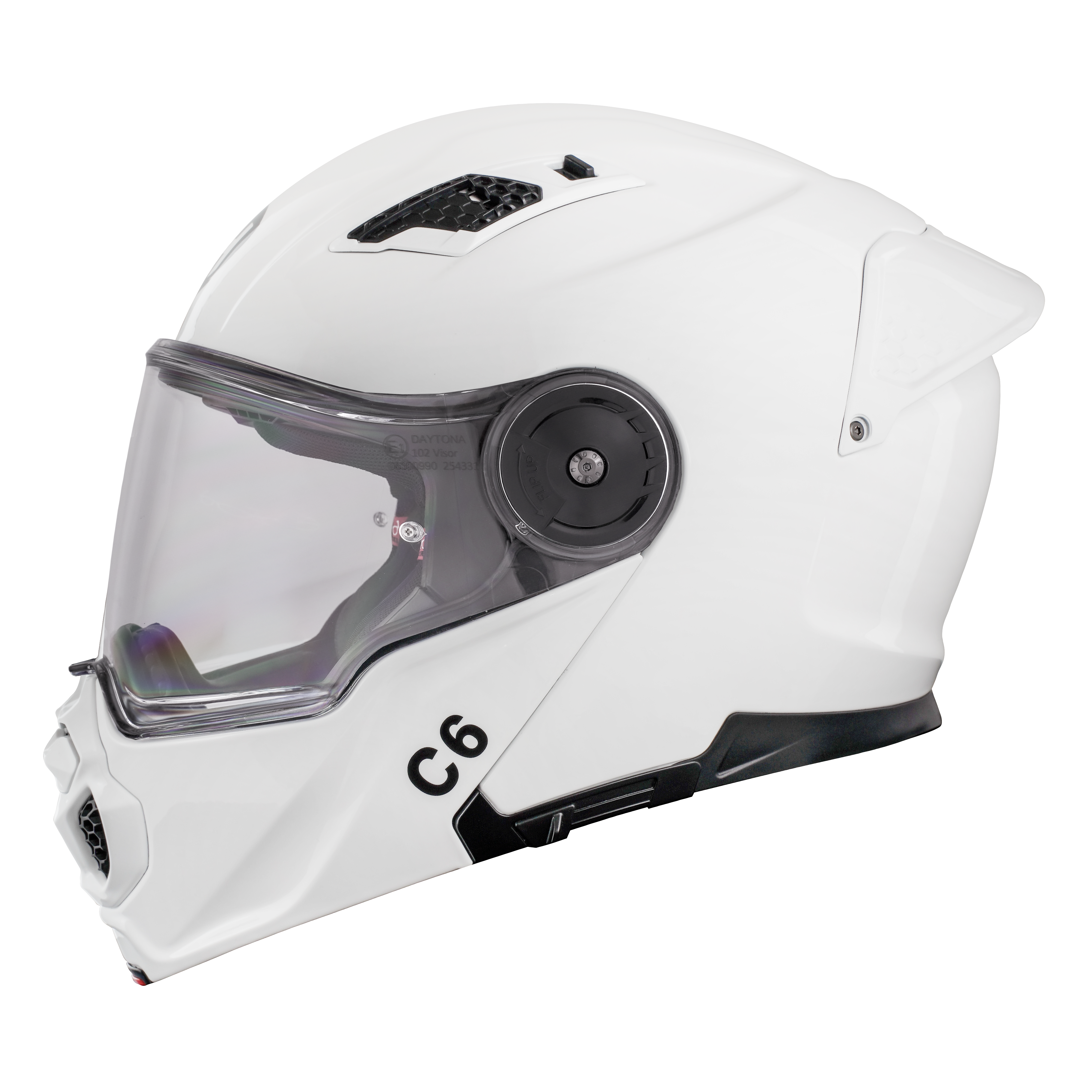 D.O.T. & ECE Daytona C6- Hi-Gloss White