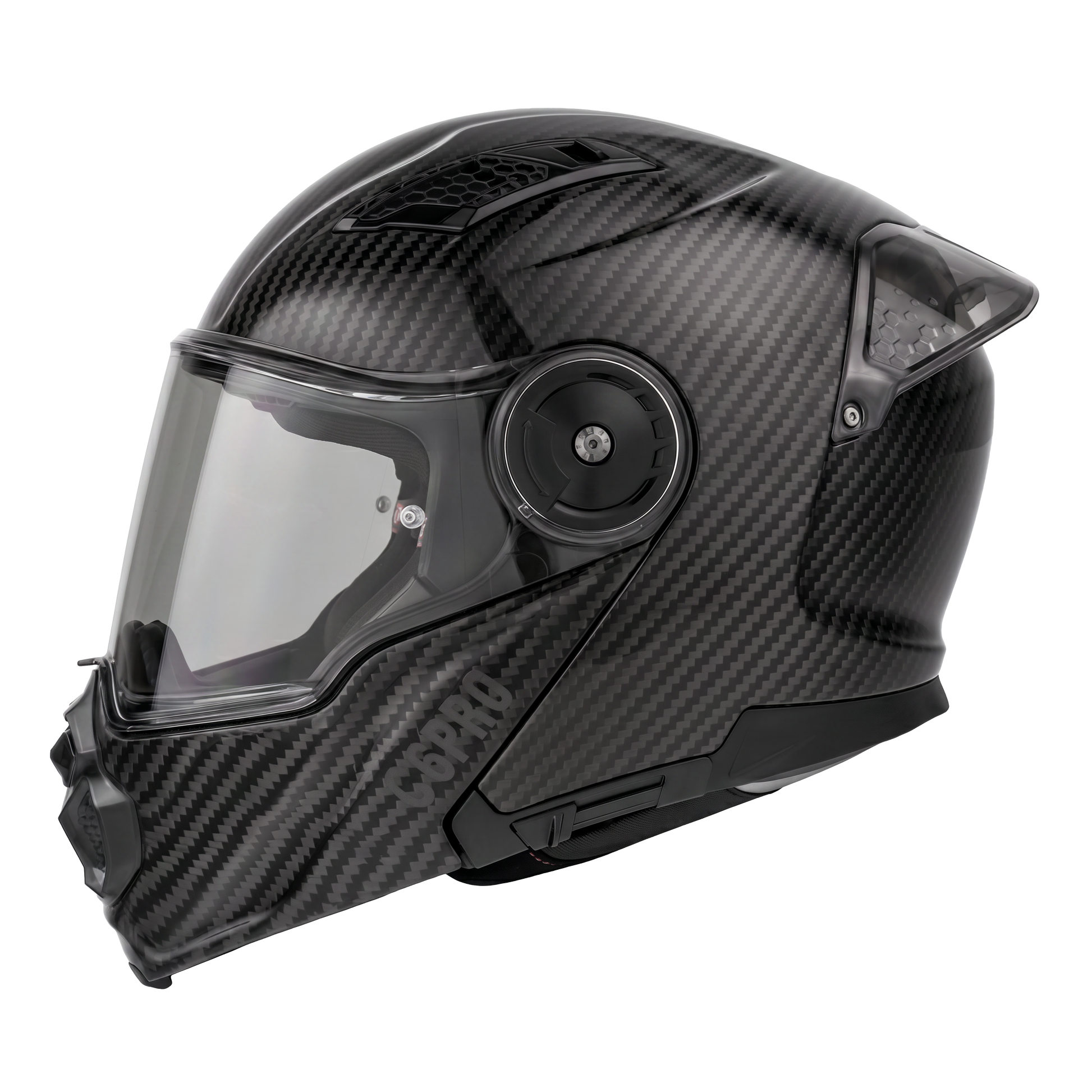 cayenne motorcycle helmets D.O.T. & ECE Daytona C6 PRO- Grey Carbon Fiber 2XL