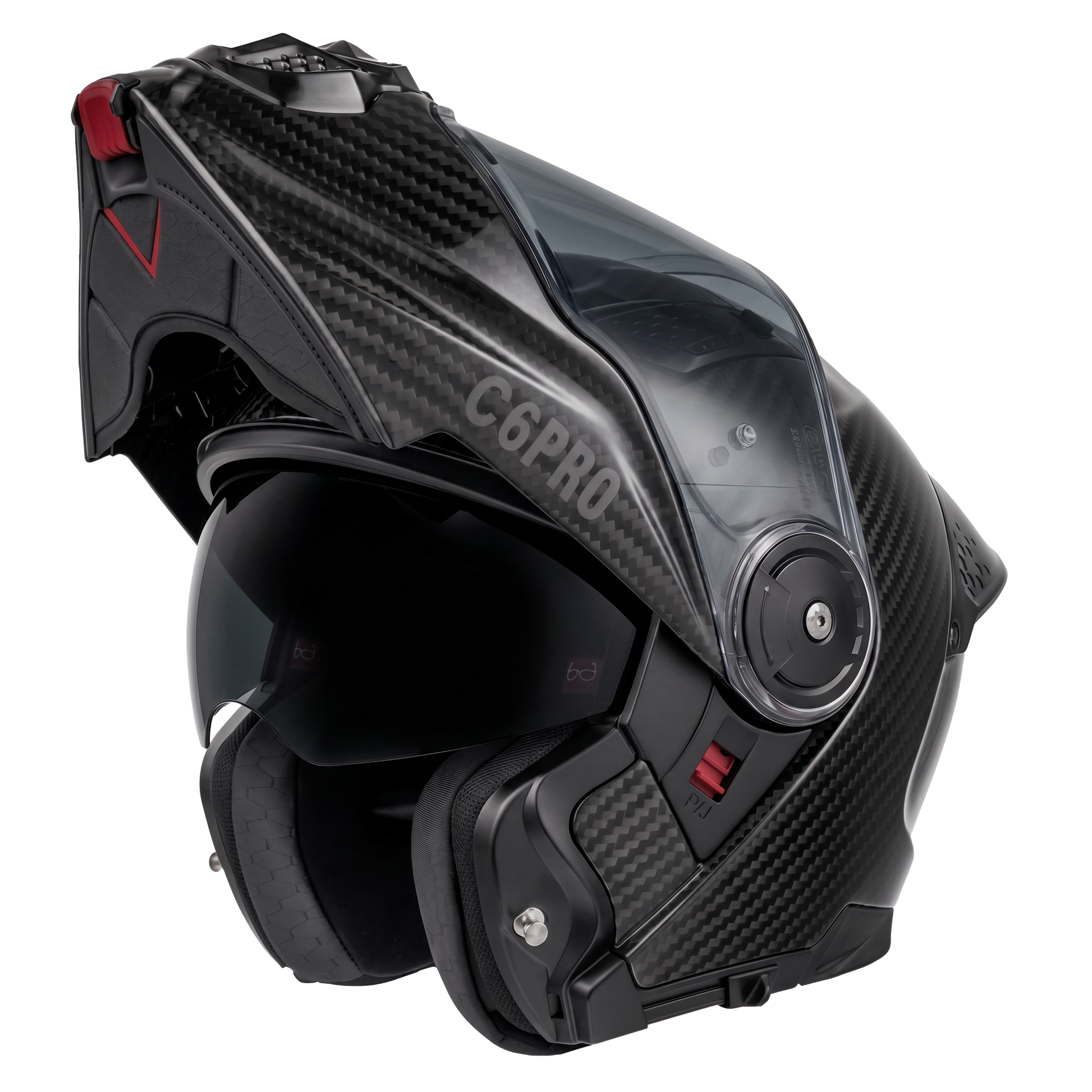 cayenne motorcycle helmets D.O.T. & ECE Daytona C6 PRO- Grey Carbon Fiber 2XL