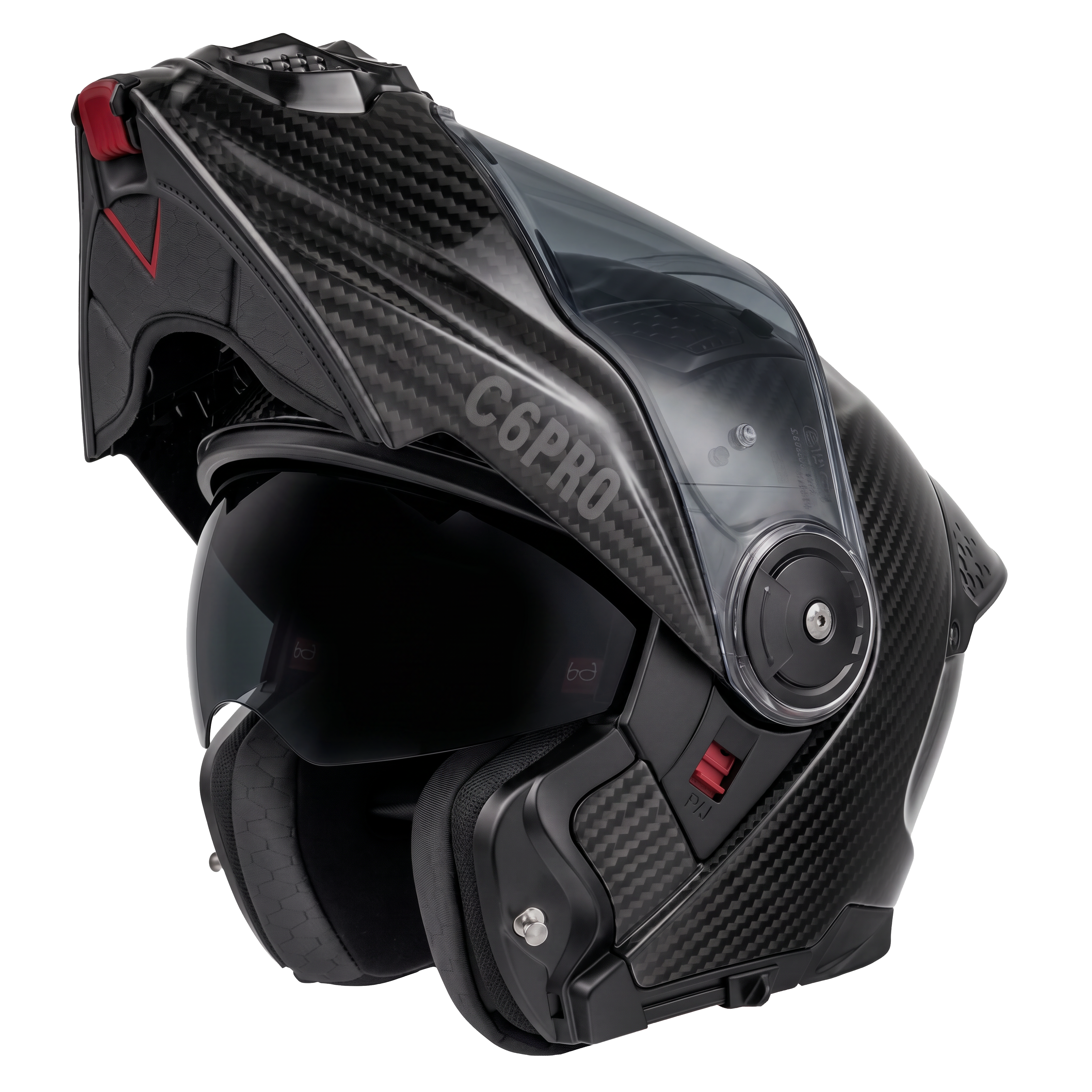 D.O.T. & ECE Daytona C6 PRO- Grey Carbon Fiber