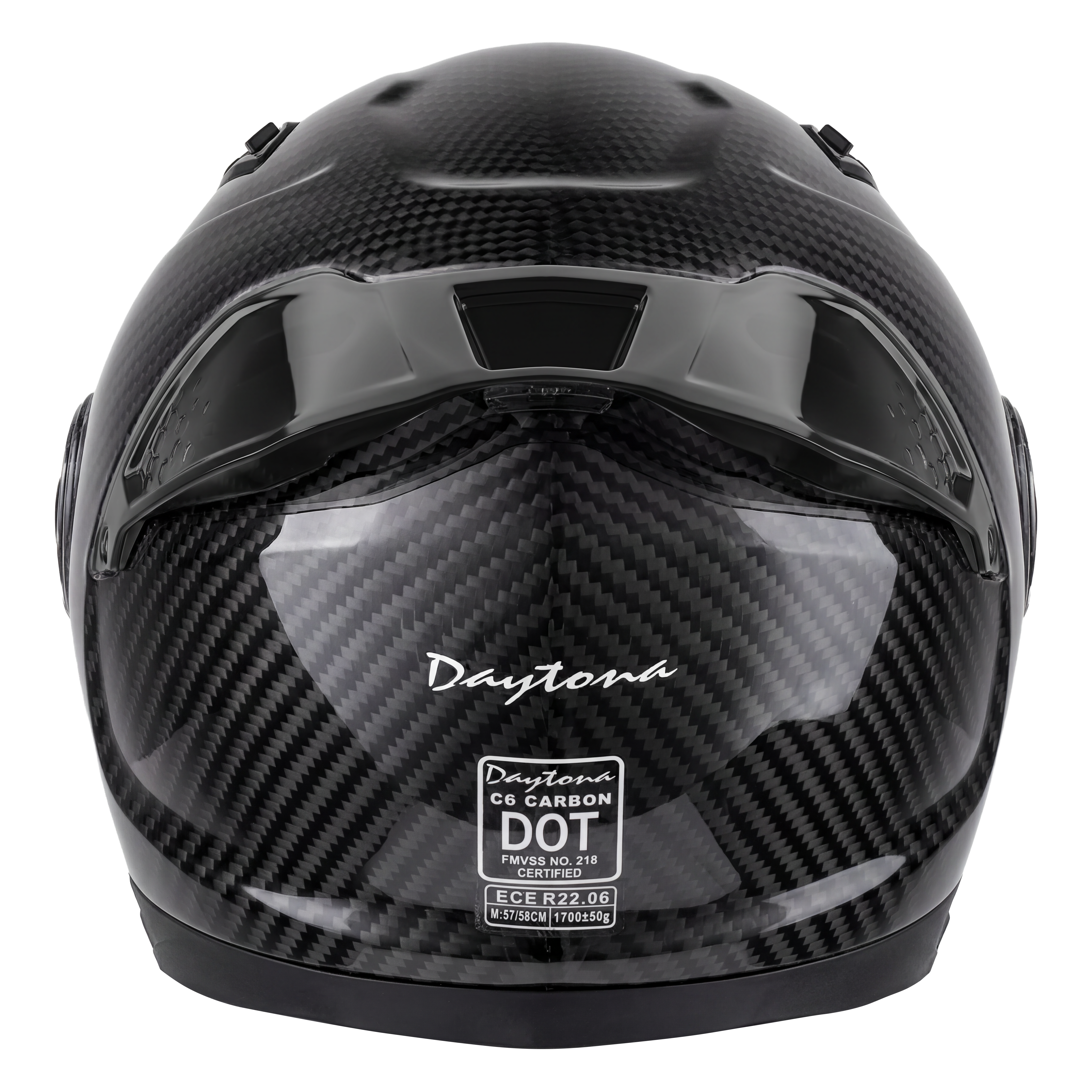 D.O.T. & ECE Daytona C6- Grey Carbon Fiber